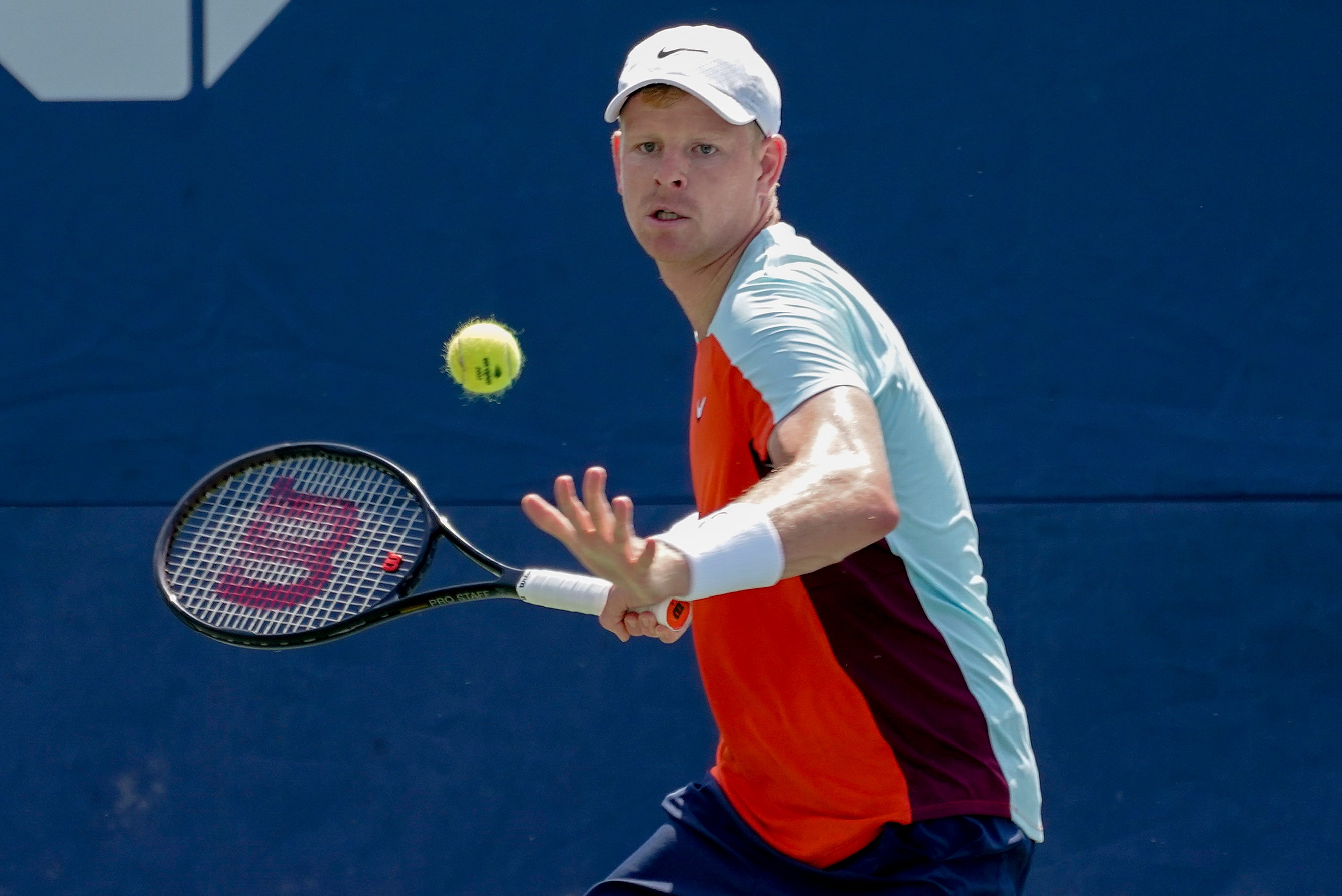 Kyle Edmund (pictured) was beaten by Casper Ruud (Mary Altaffer/AP)