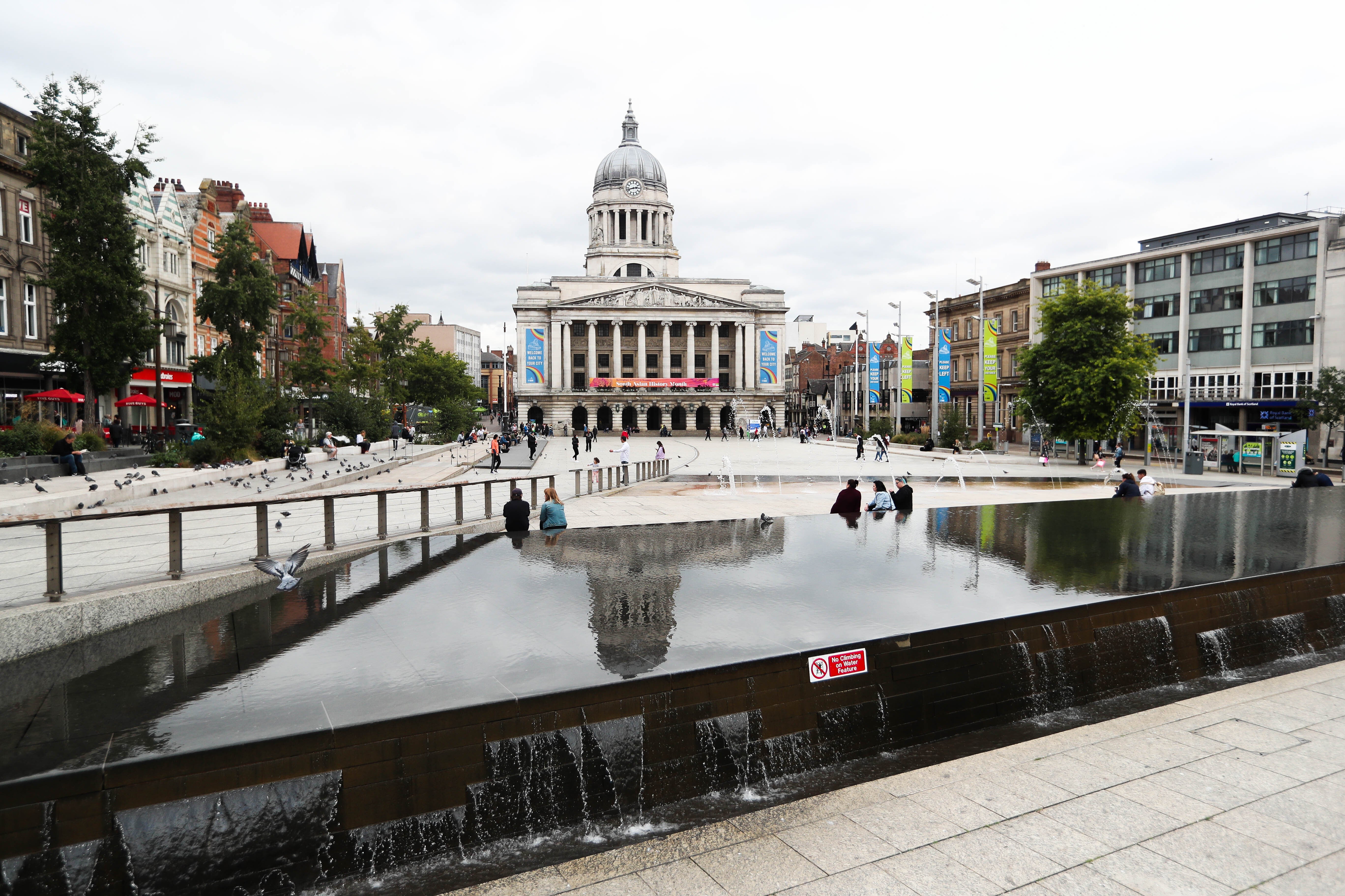 Nottingham City Centre, Market Square (PA)