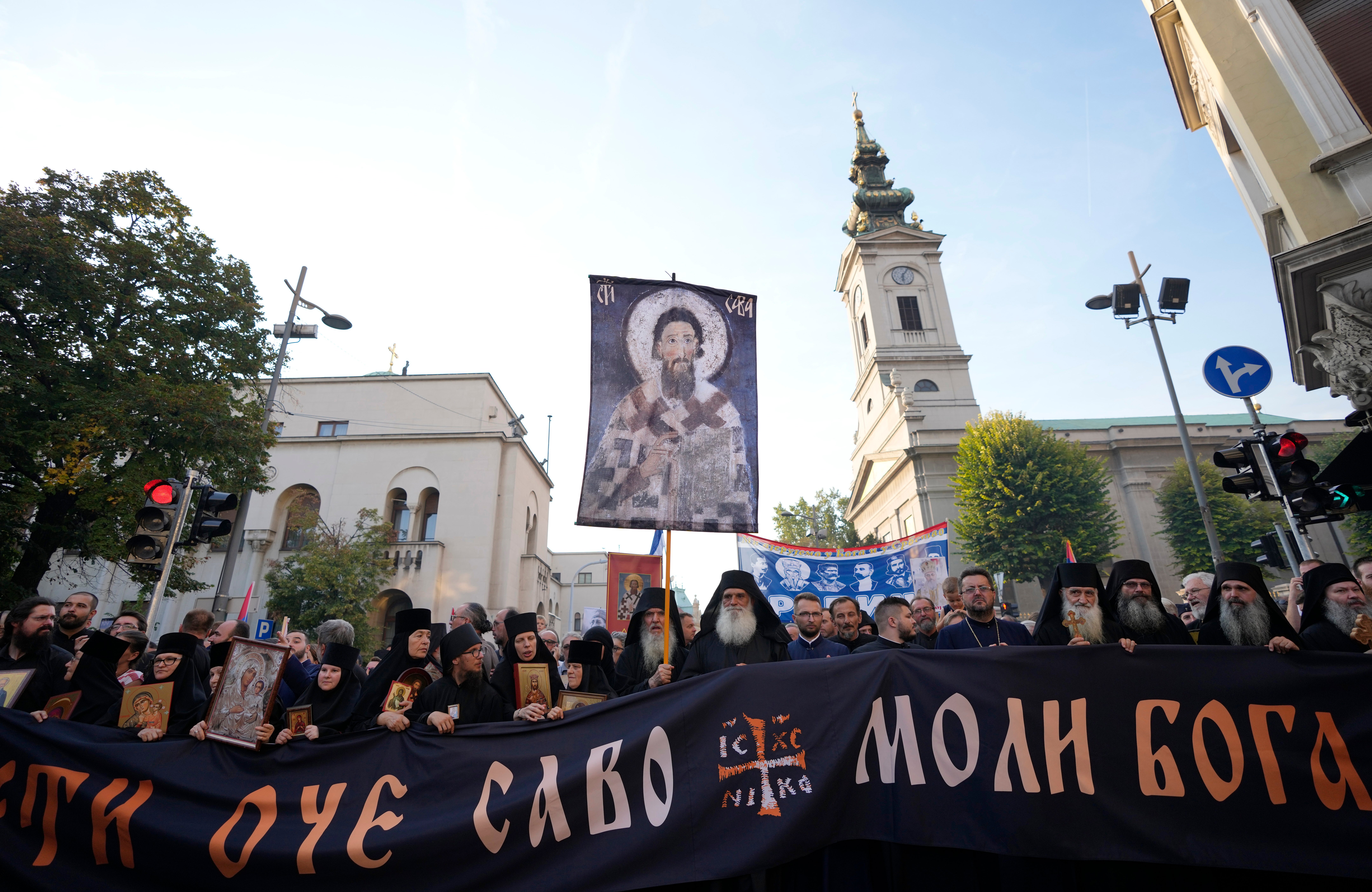 Serbia LGBT Pride Protest