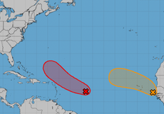 Two storm systems brewing in Atlantic after quietest hurricane season in 40 years