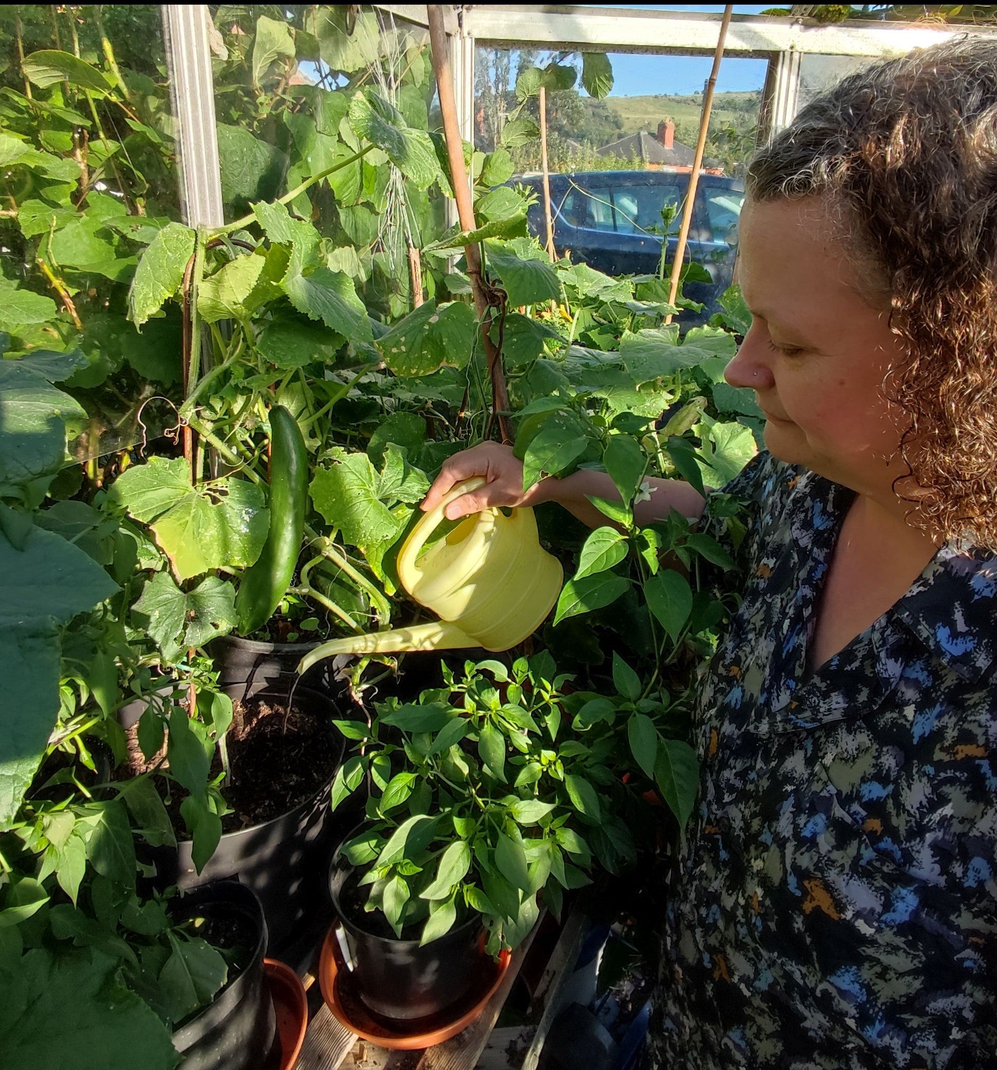 Tess loves to grow her own fruit and vegetables (Collect/PA Real Life)