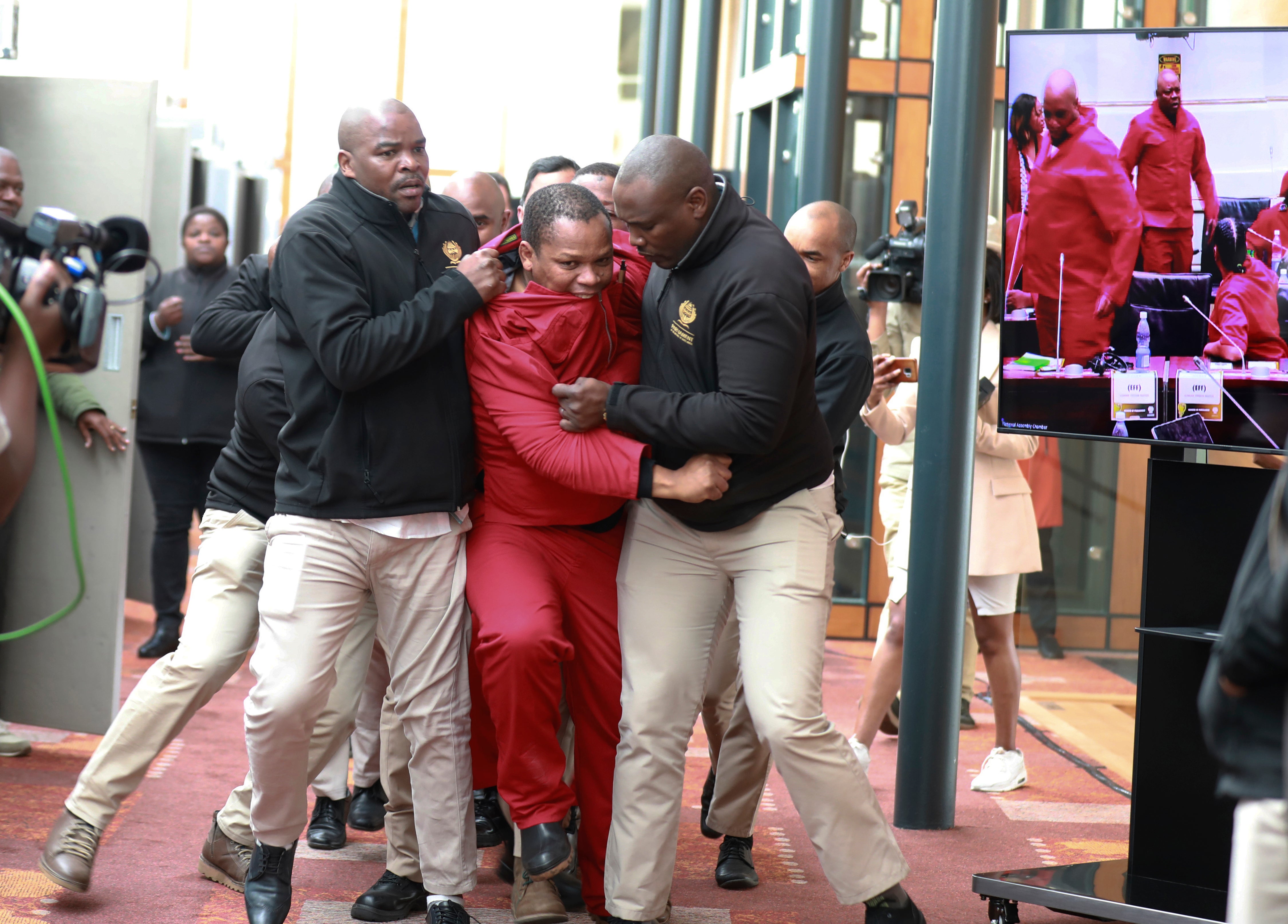 South Africa President Questioned