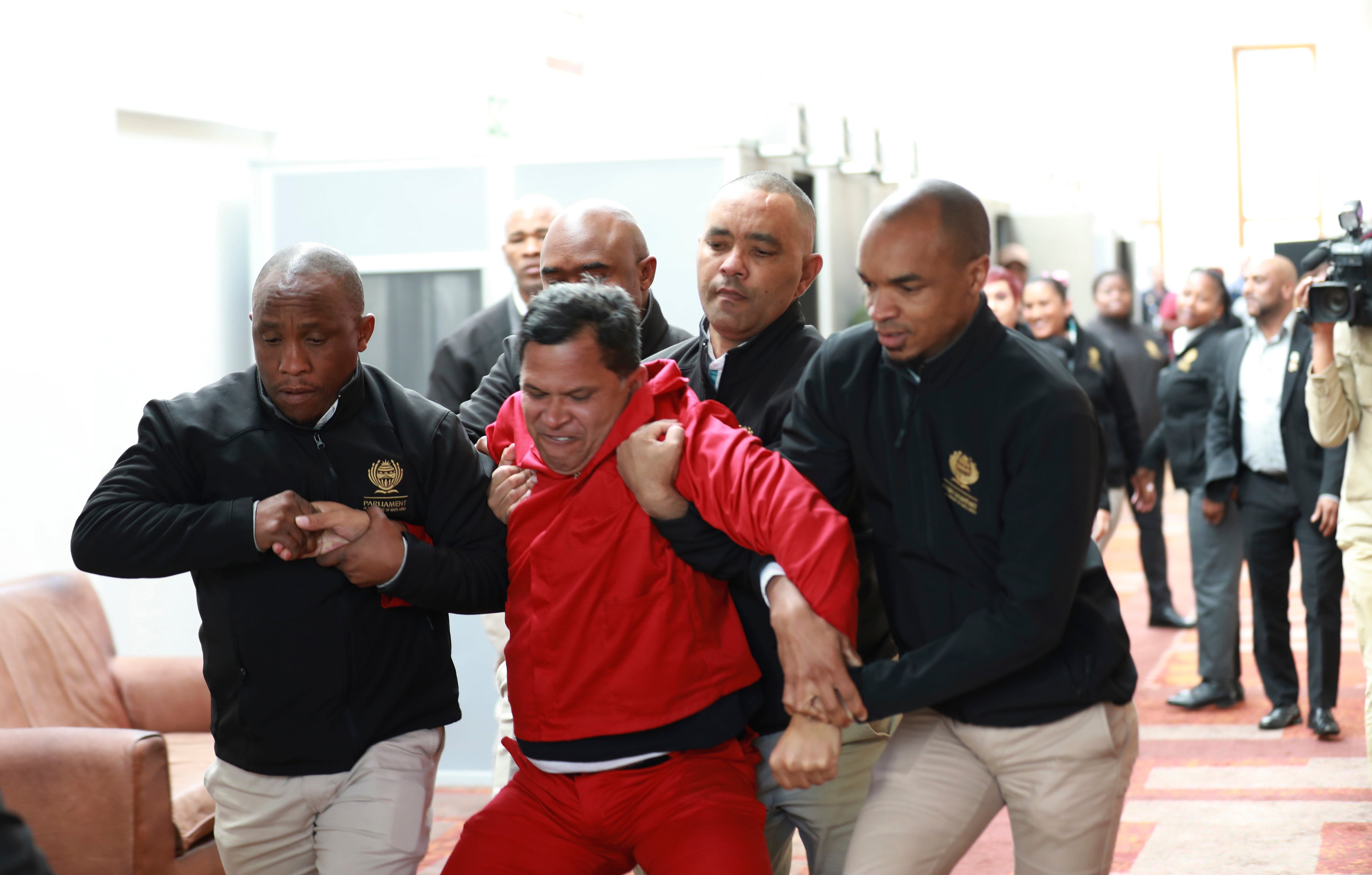 South African president hit by tough questions in parliament