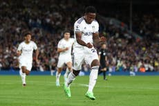 Everton remain winless after Luis Sinisterra scores on full debut to earn Leeds a point