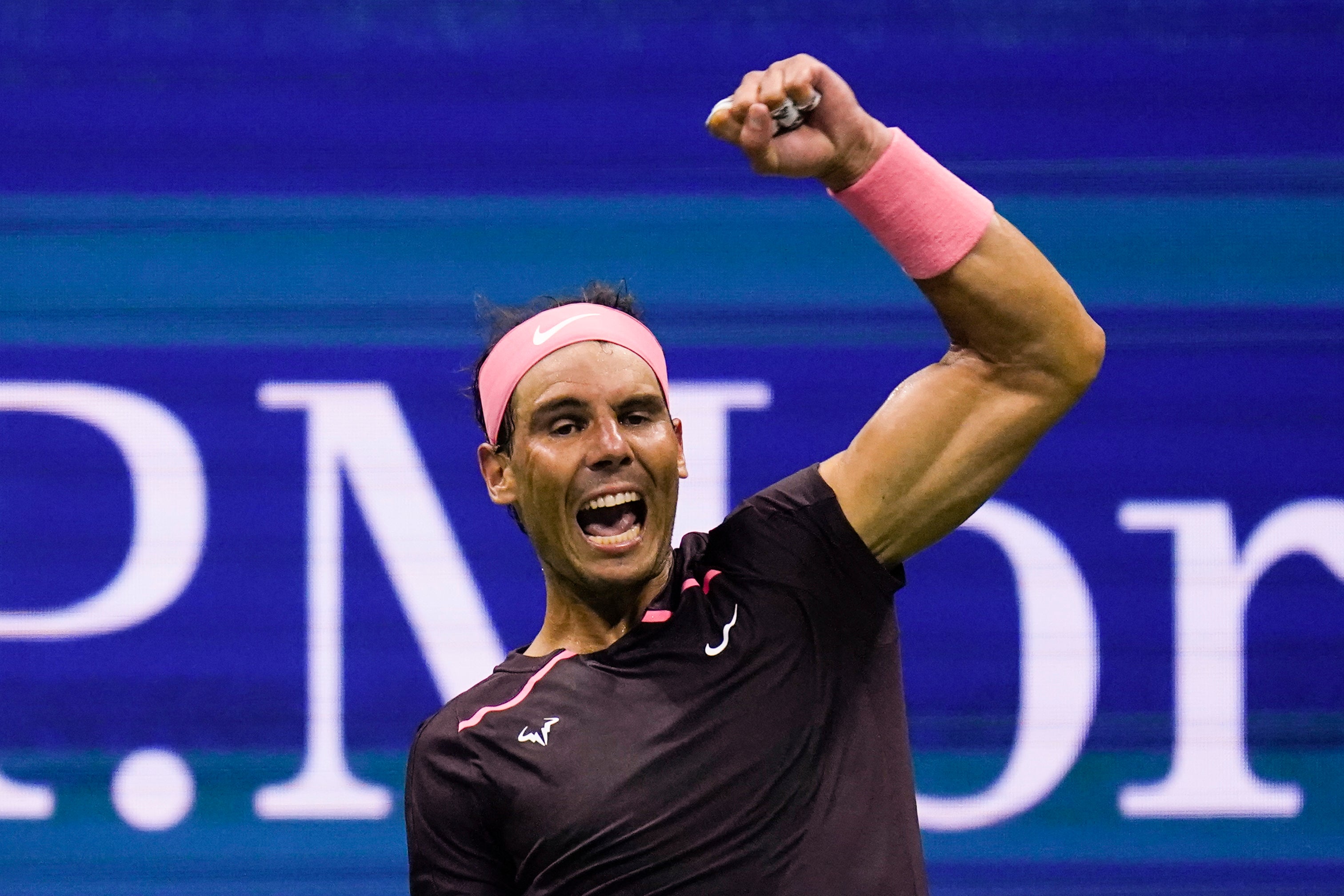 Rafael Nadal lost his opening set at the US Open for the first time in his career but was buoyed by his recovery to beat Rinky Hijikata (Charles Krupa/AP)