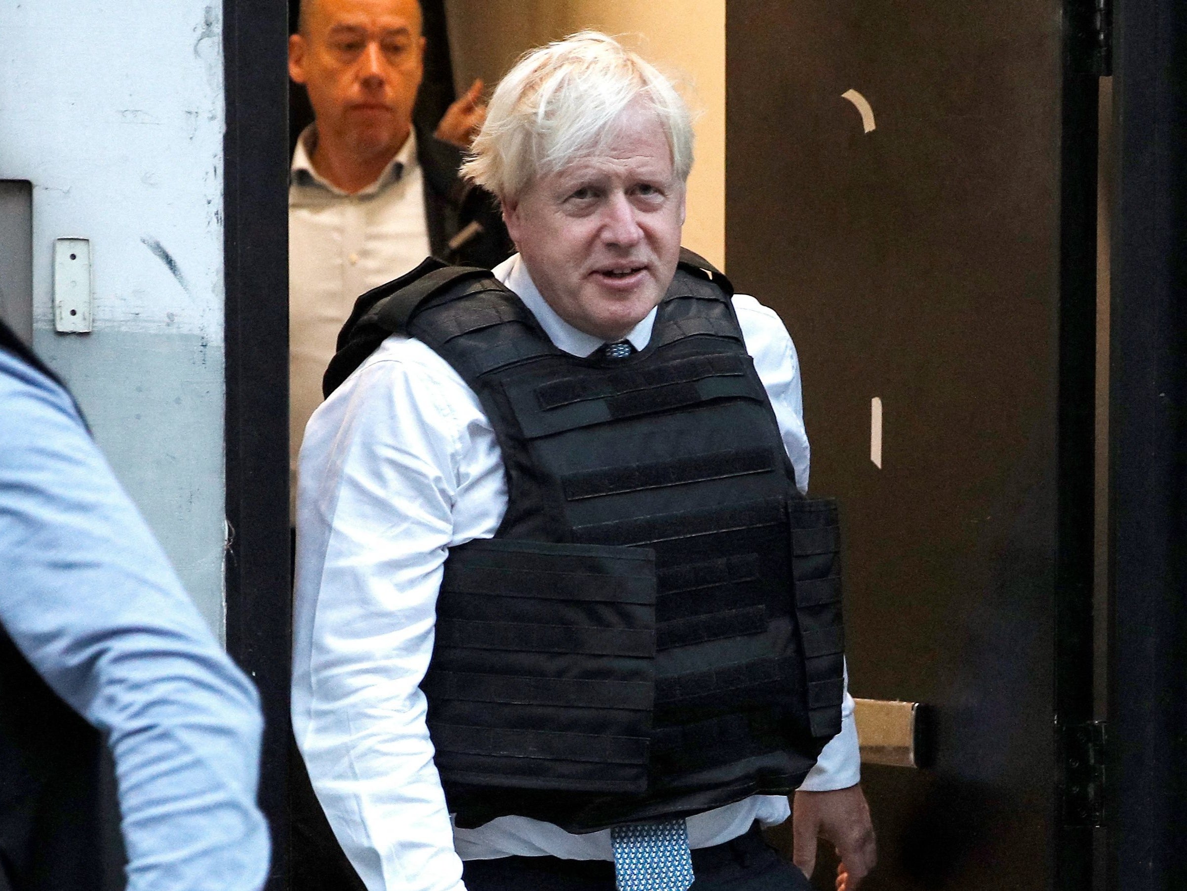 Cop a load of that: Boris Johnson plays policeman