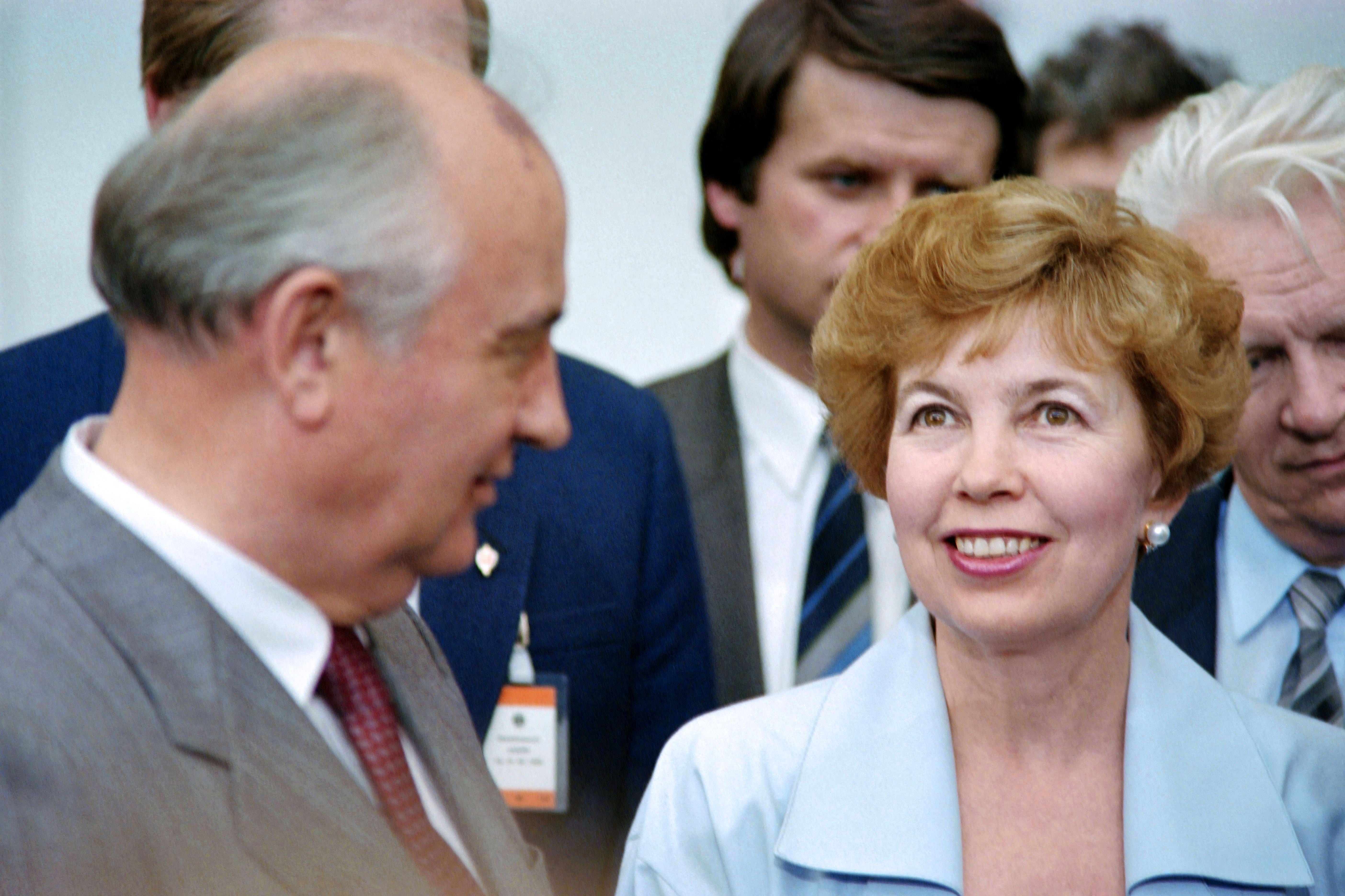 Mikhail Gorbachev and his wife, Raisa. The former Soviet leader will be buried next to her at the Novodevichy Cemetery