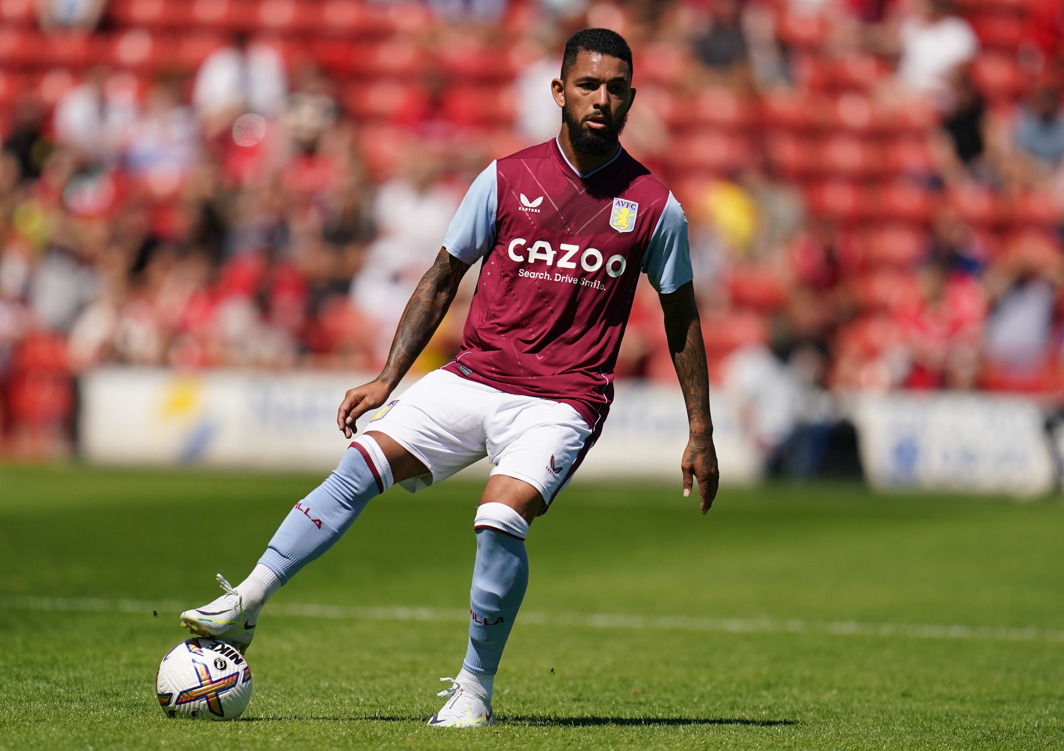 Aston Villa’s Douglas Luiz has been linked with Liverpool (Nick Potts/PA)