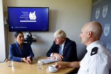 Johnson defends record on crime reduction in final days as PM