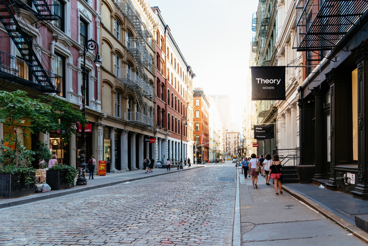 SoHo is a prime shopping quarter