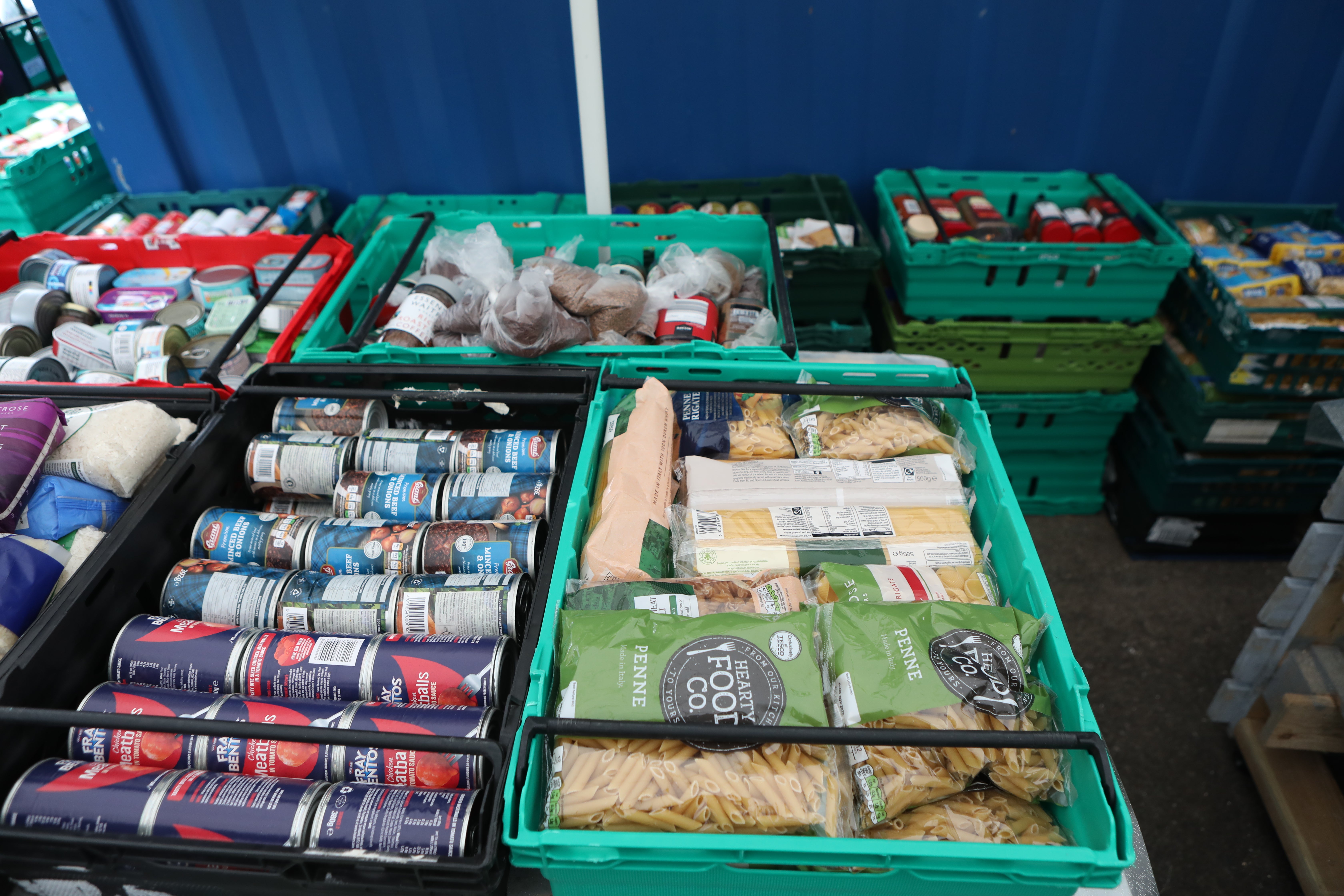 Food bank (Luciana Guerra/PA)