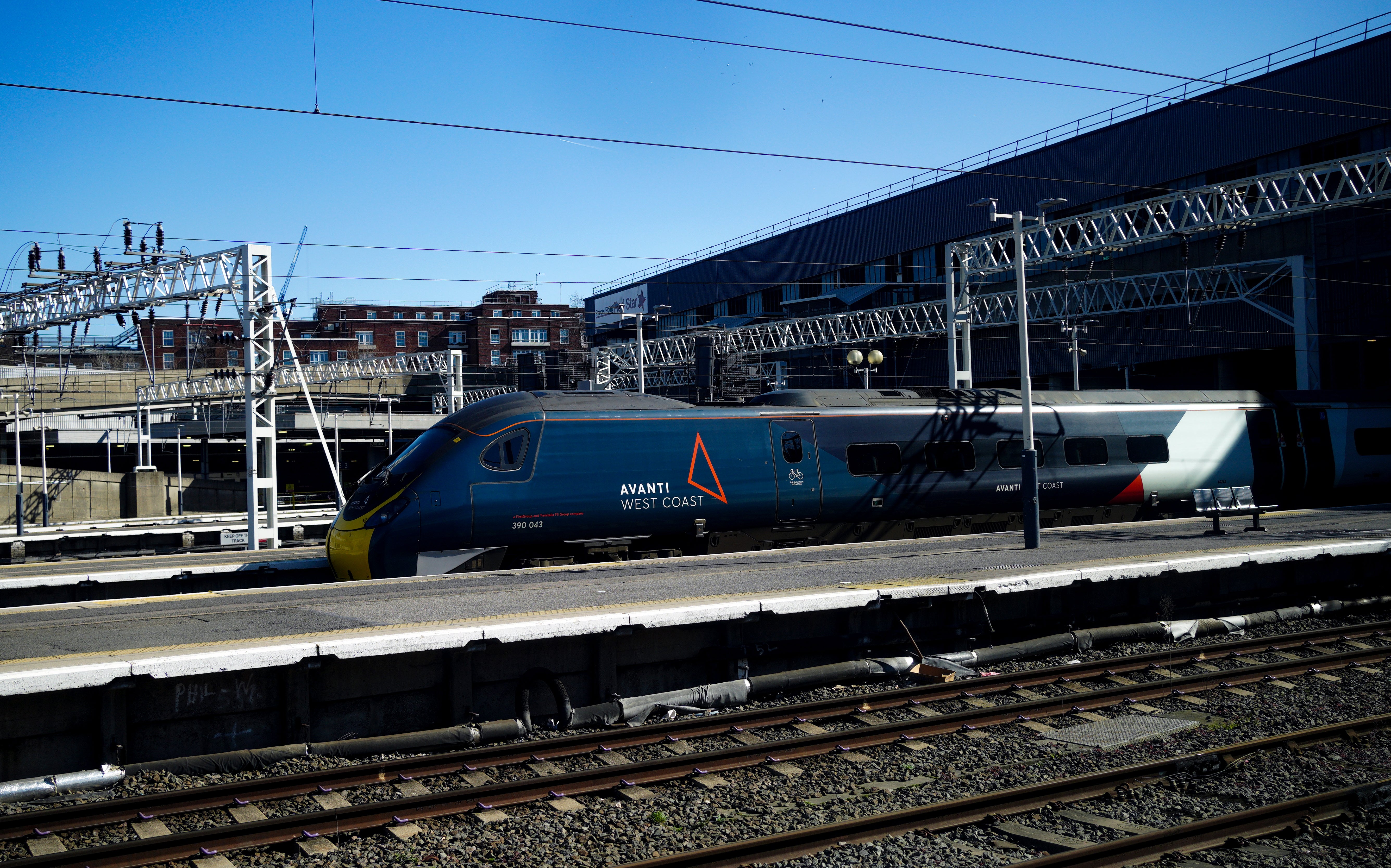 An Avanti train at Euston station (Peter Byrne/PA)