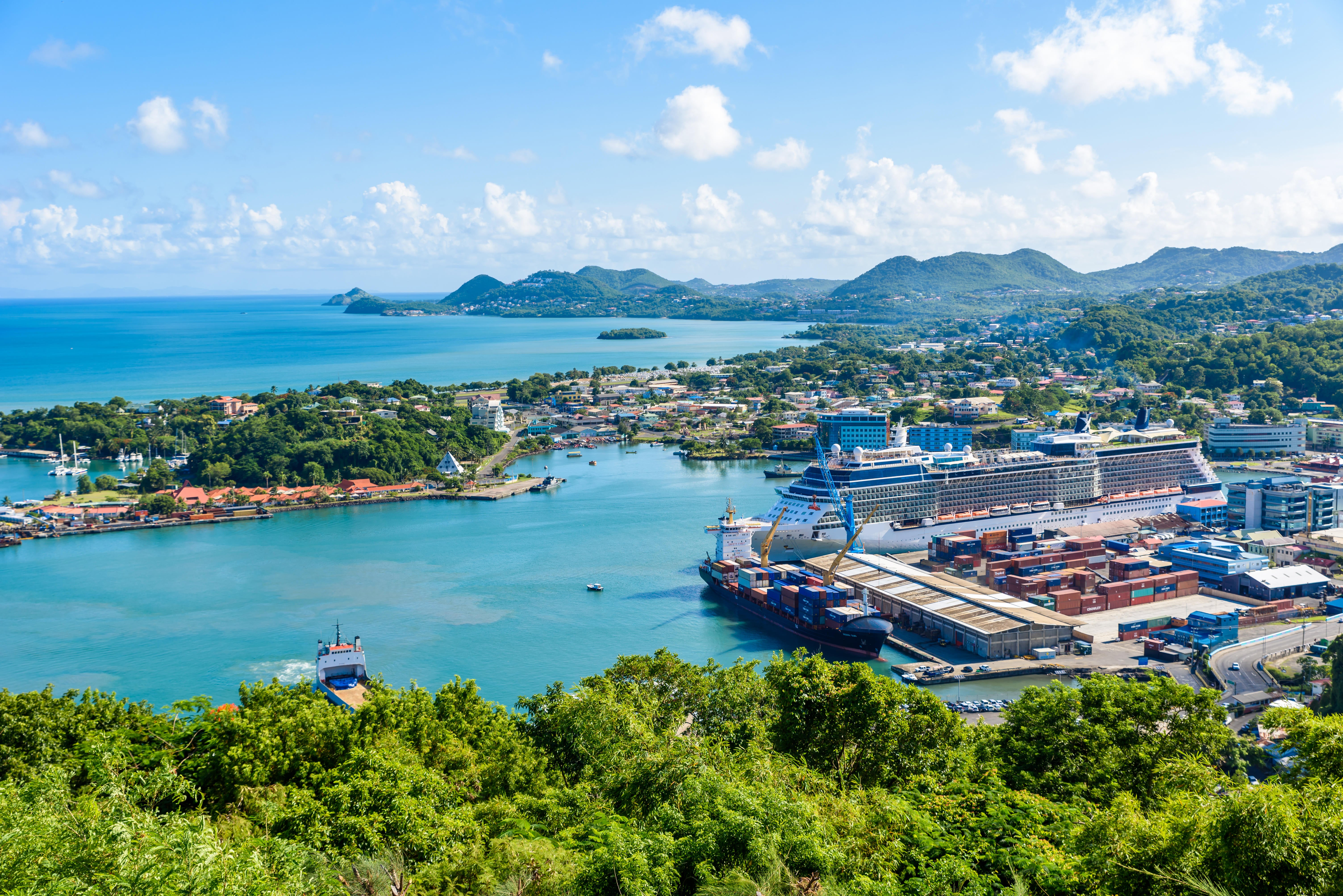 For a luxe cruising experience, St Lucia is the perfect choice