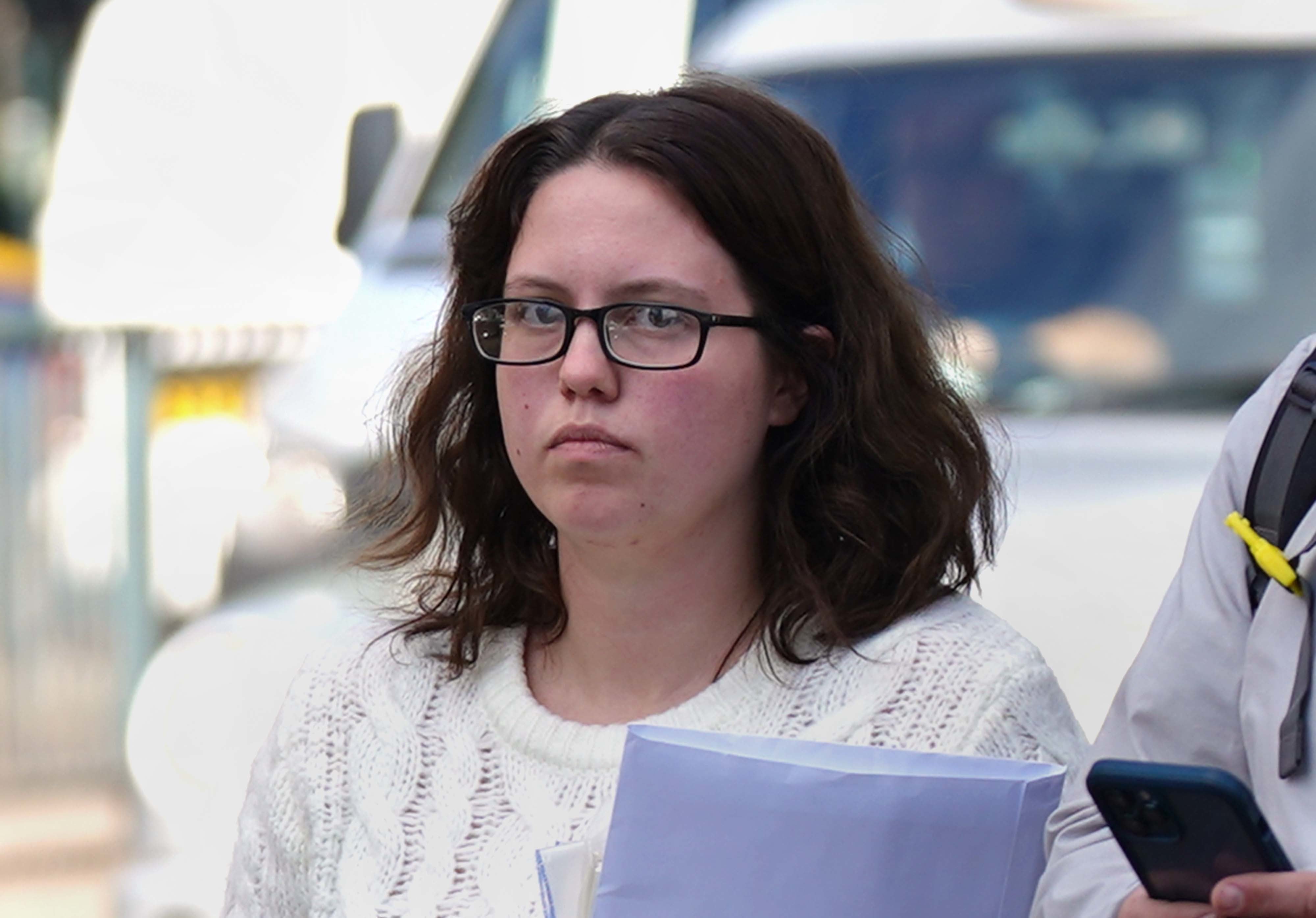 Mikayla Hayes leaves Westminster Magistrates’ Court, London, after she was bailed on charges of causing death by careless driving. Ms Hayes, 23, was driving her Honda Accord when it was involved in a collision which killed 33-year-old motorcyclist Matthew Day on the A10 at Southery, near Downham Market, Norfolk, on Friday. Picture date: Wednesday August 31, 2022.