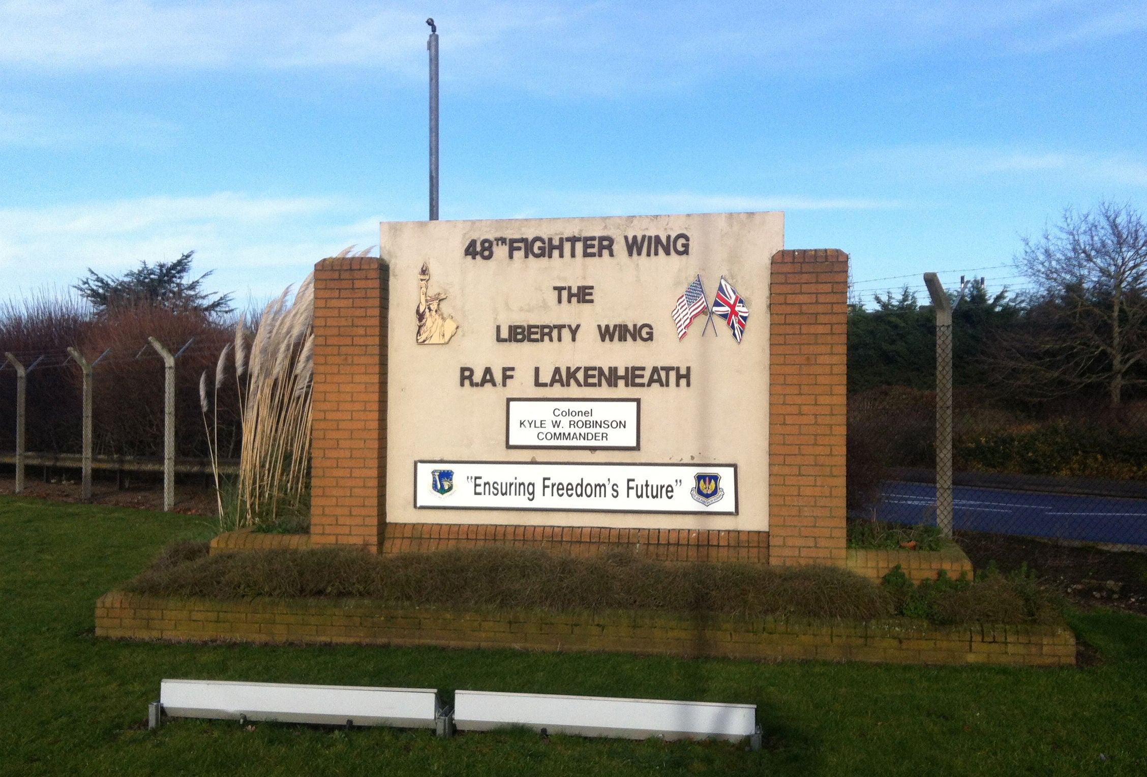 The sightings between 20 and 22 November were of a number of ‘small unmanned aerial systems’ over RAF Lakenheath and RAF Mildenhall, in Suffolk, and RAF Feltwell, in Norfolk