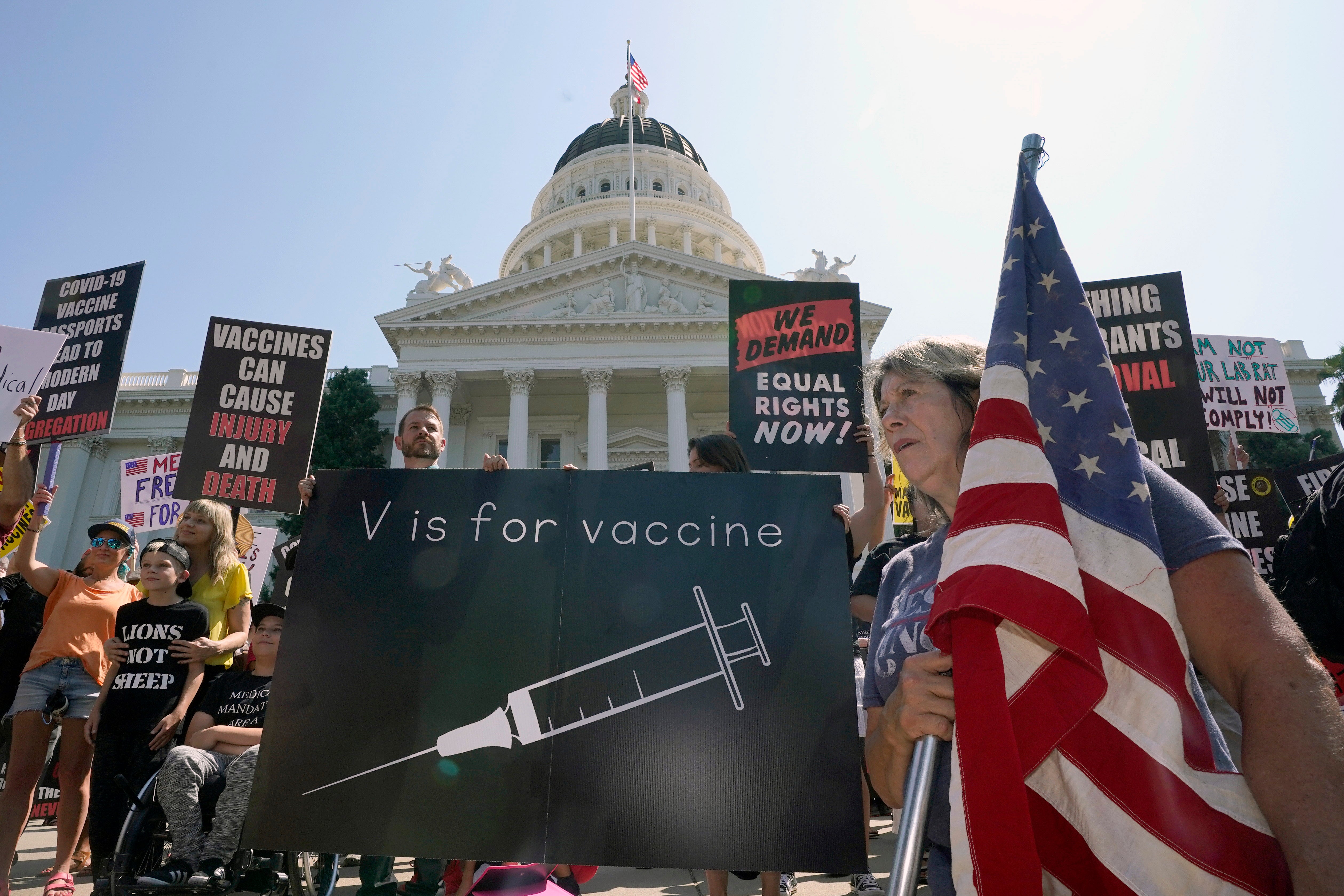 Virus Outbreak California Vaccines