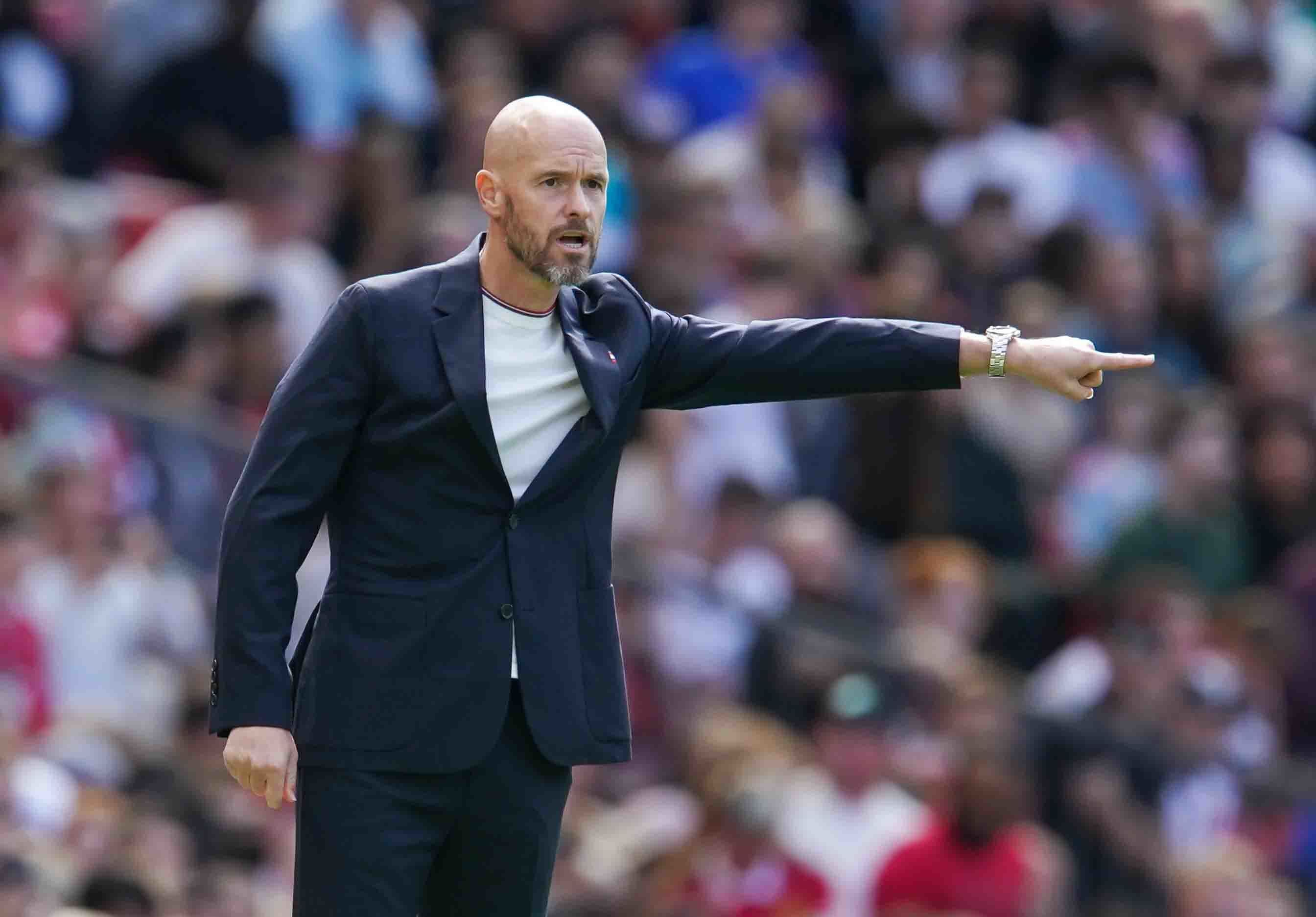 Manchester United manager Erik ten Hag (Dave Thompson/PA)