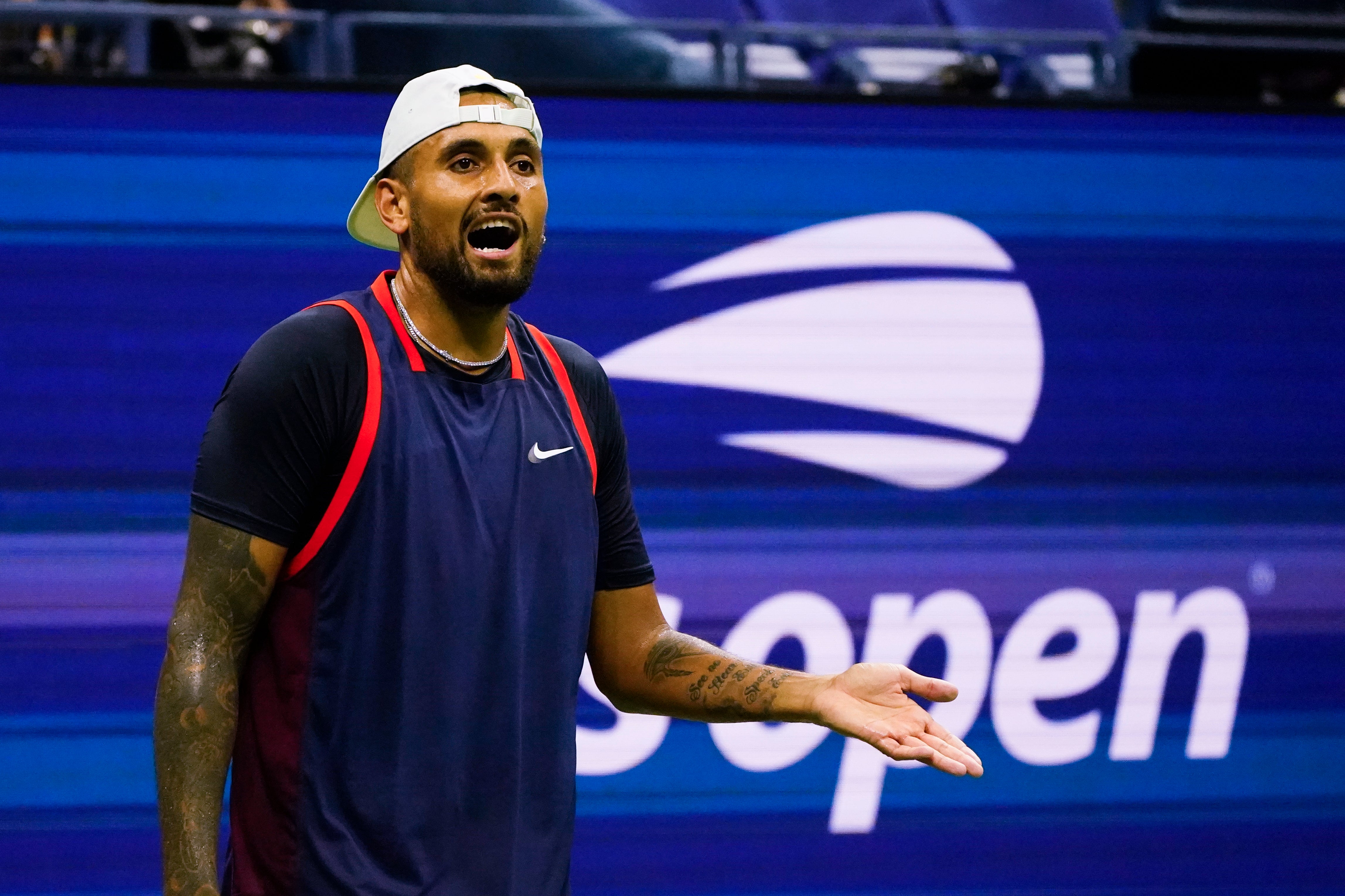 Nick Kyrgios is feeling the pressure in New York (Frank Franklin II/AP)