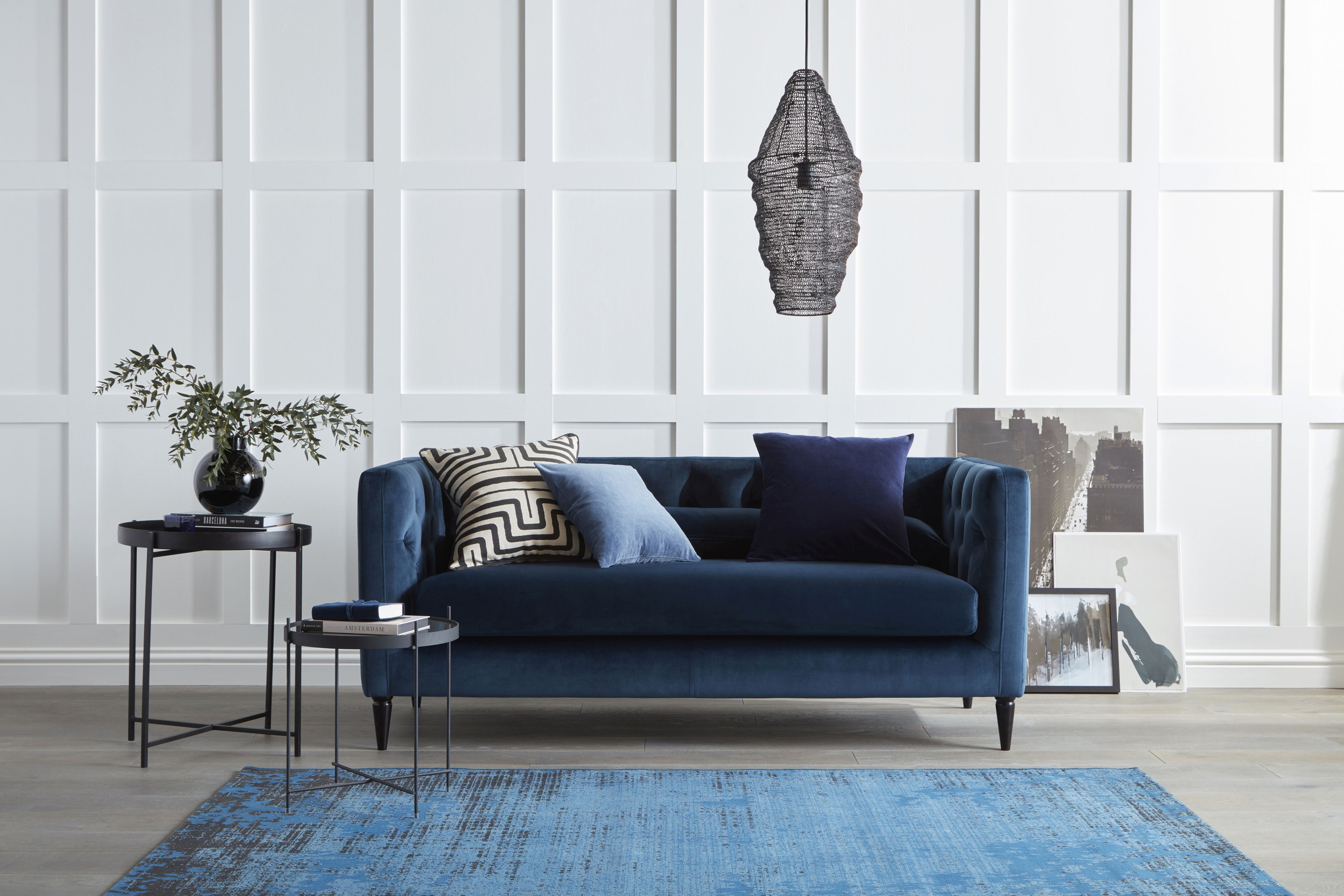 Indigo blue homewares (DFS/PA)