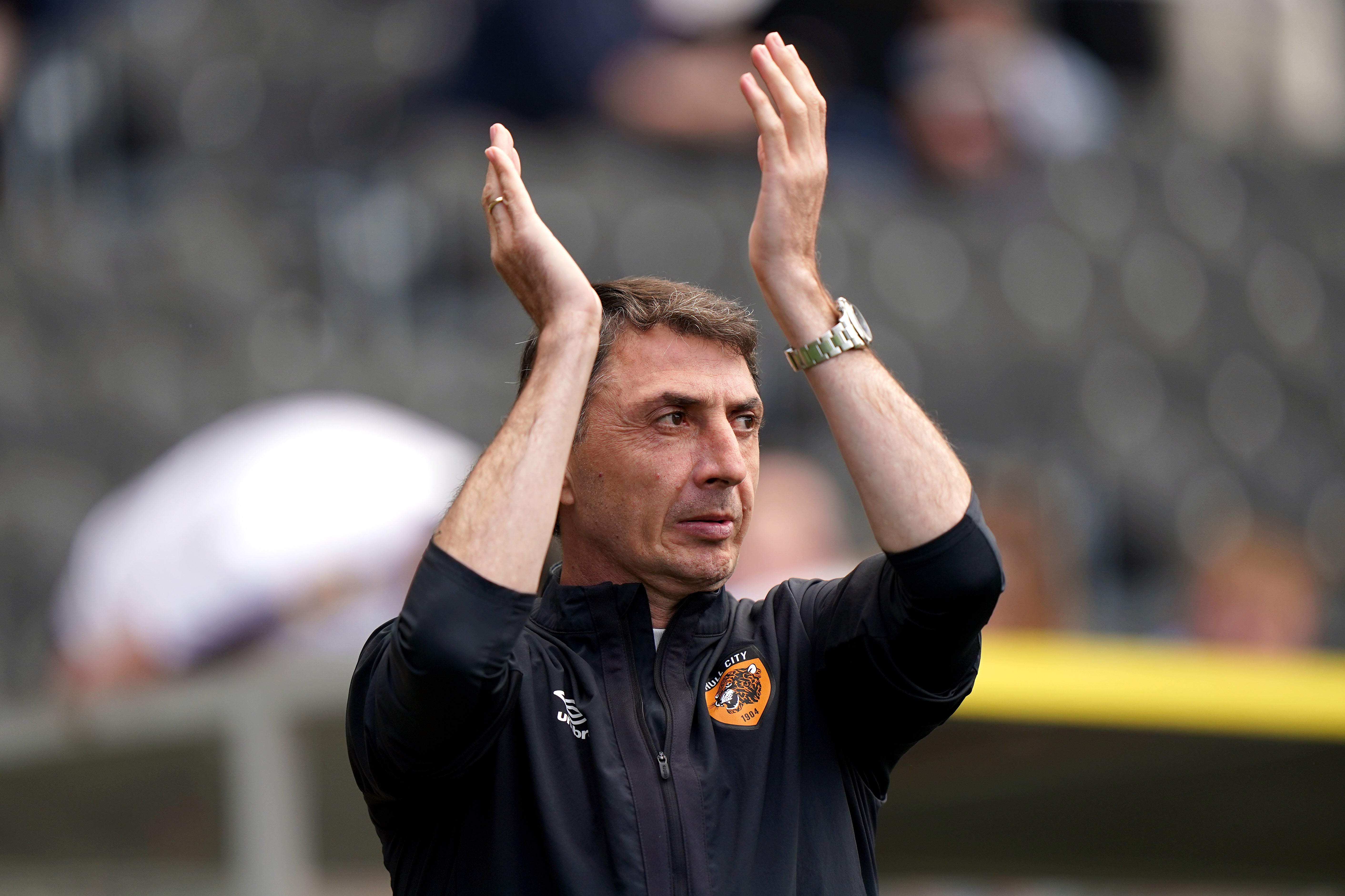 Hull boss Shota Arveladze has seen his options boosted by the signing of Adama Traore (Tim Goode/PA)