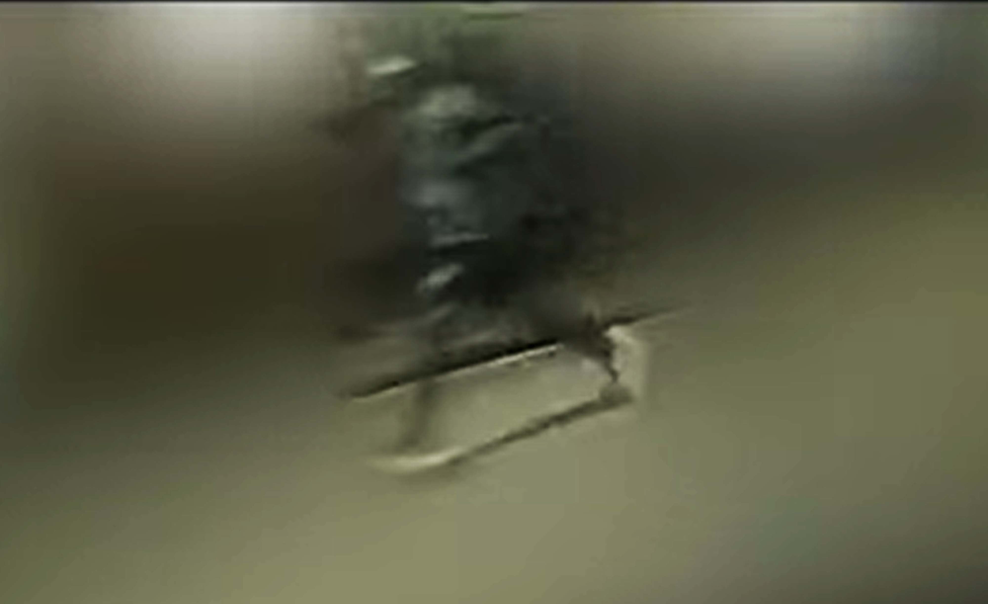 Another CCTV video showed the suspected gunman dressed in black running away from the scene