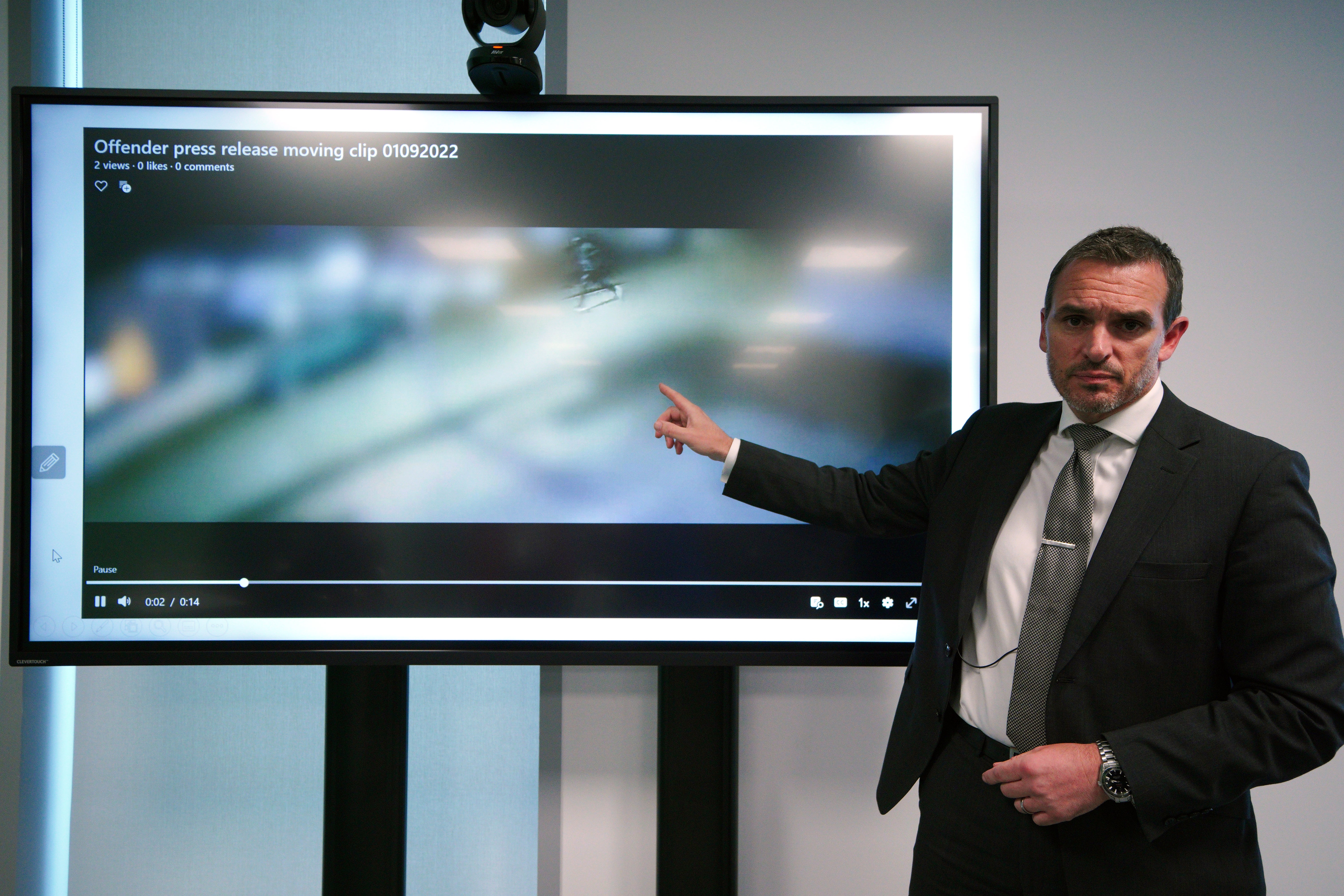 Detective Chief Superintendent Mark Kameen of Merseyside Police during a press conference (Peter Byrne/PA)