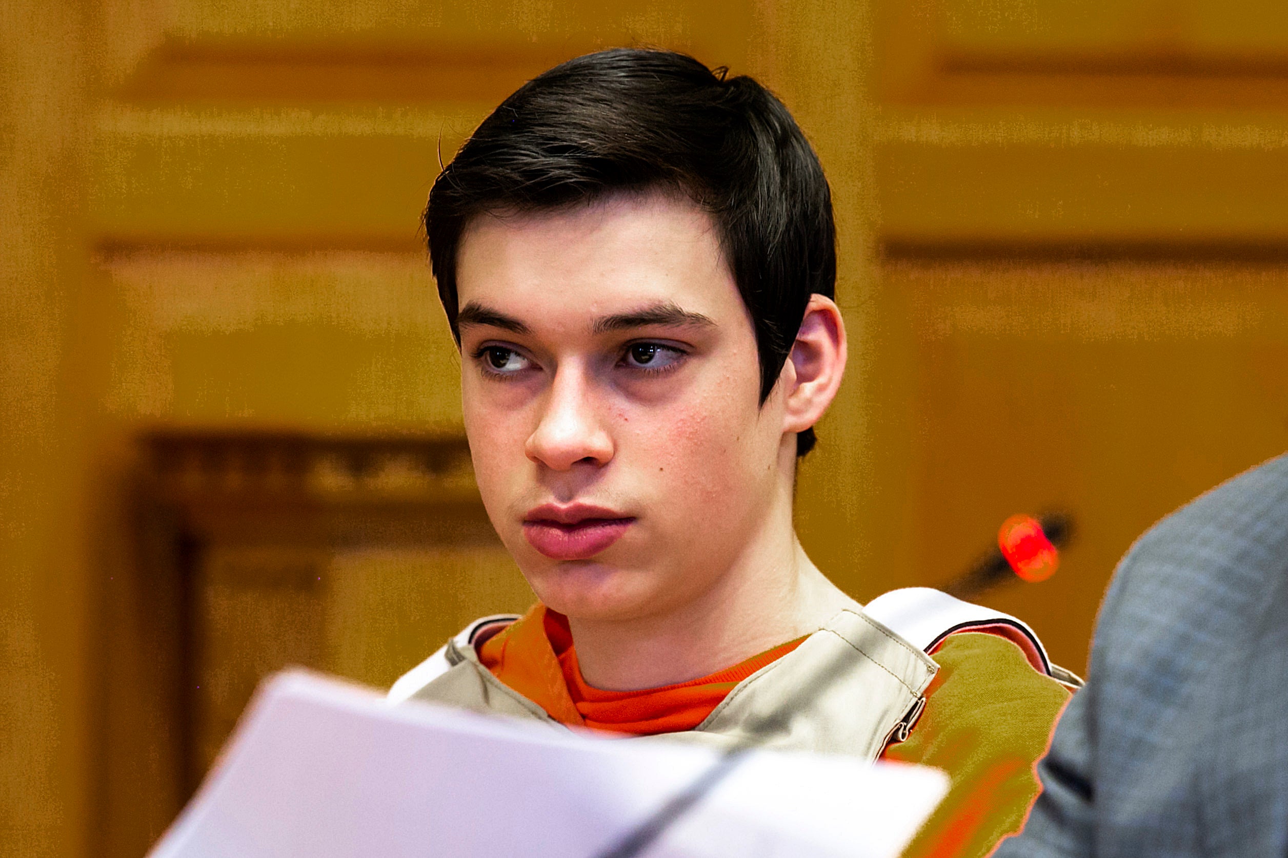 Willard Miller listens during a hearing, in May 2022, at the Jefferson County Courthouse in Fairfield, Iowa