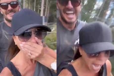 David Beckham laughs as wife Victoria Beckham overcomes ‘greatest fear’ of riding a roller coaster