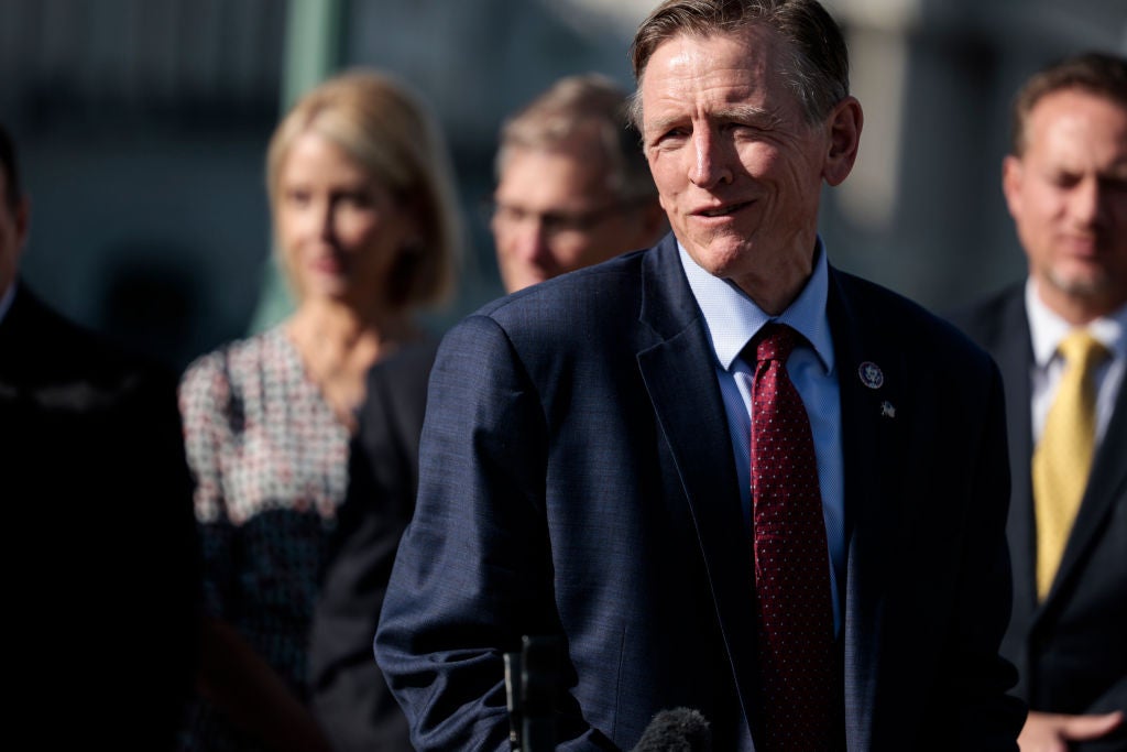 Congressman Paul Gosar at a news conference