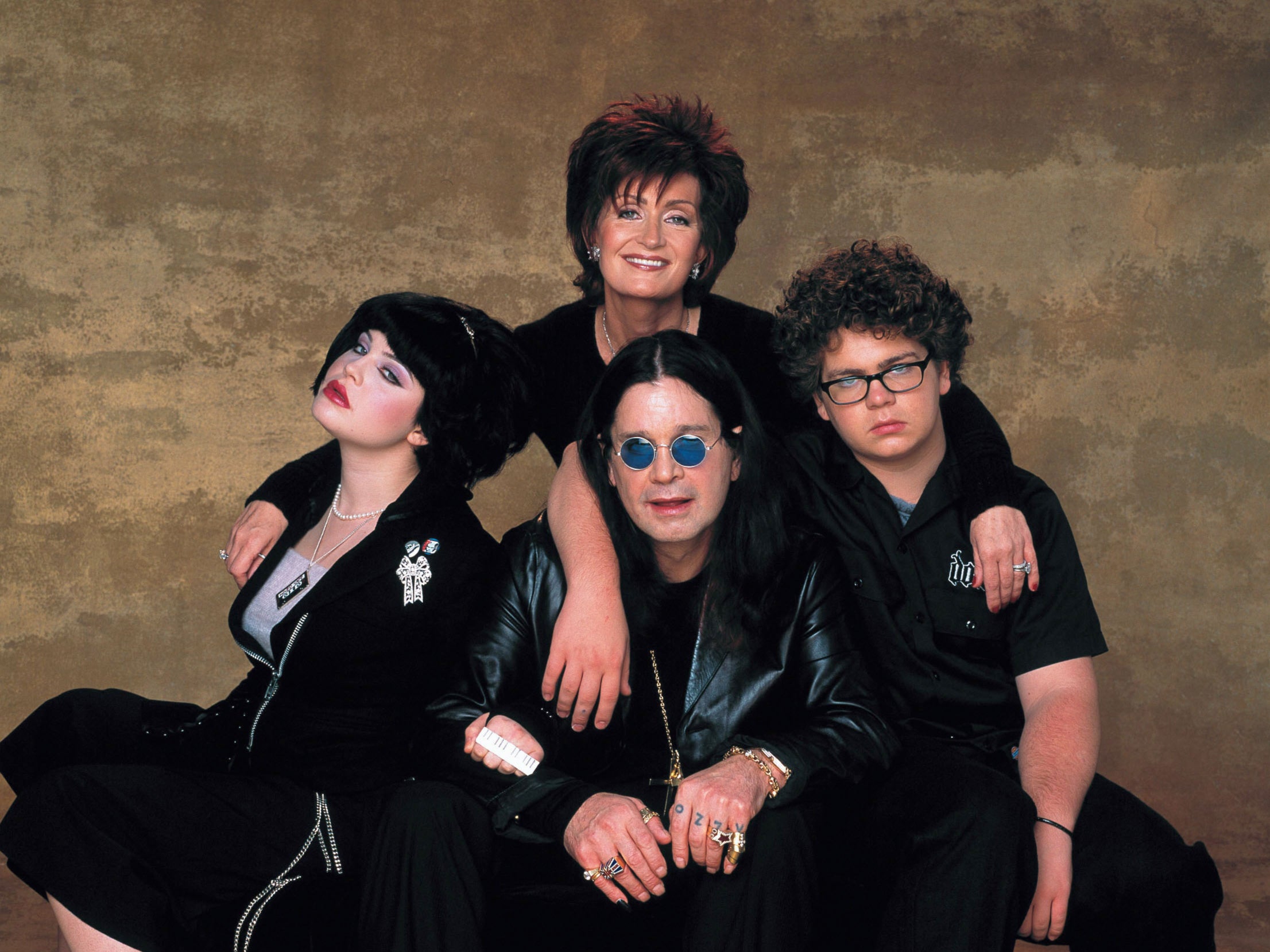 The Osbournes in a promo shot for their MTV series in 2002