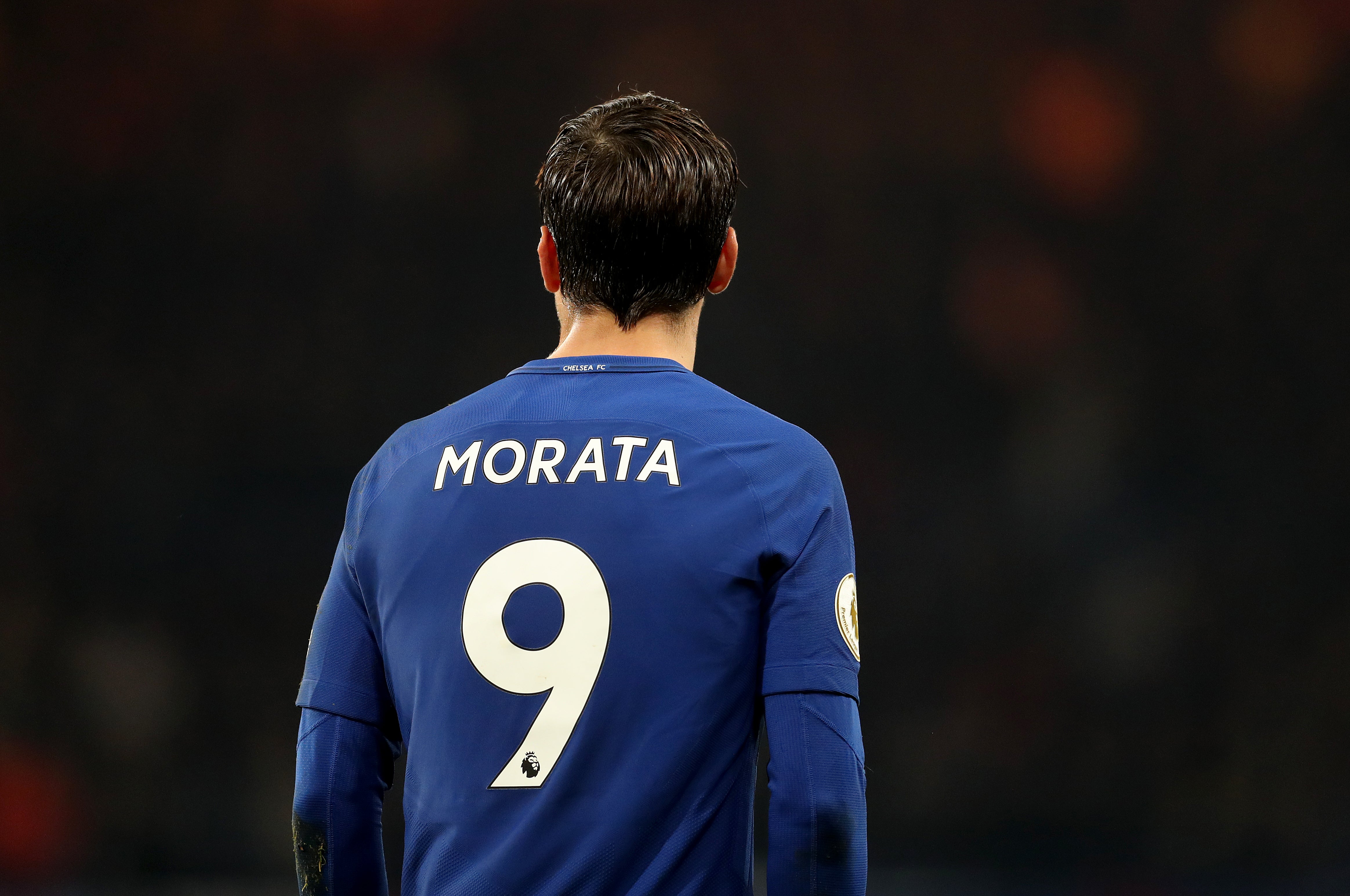 Alvaro Morata spent only one season wearing the famous digit (Adam Davy/PA)