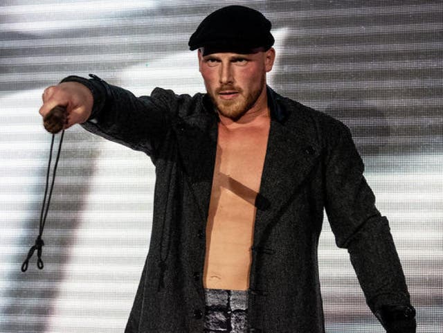 <p>Ridge Holland swapped the rugby pitch for the wrestling ring</p>