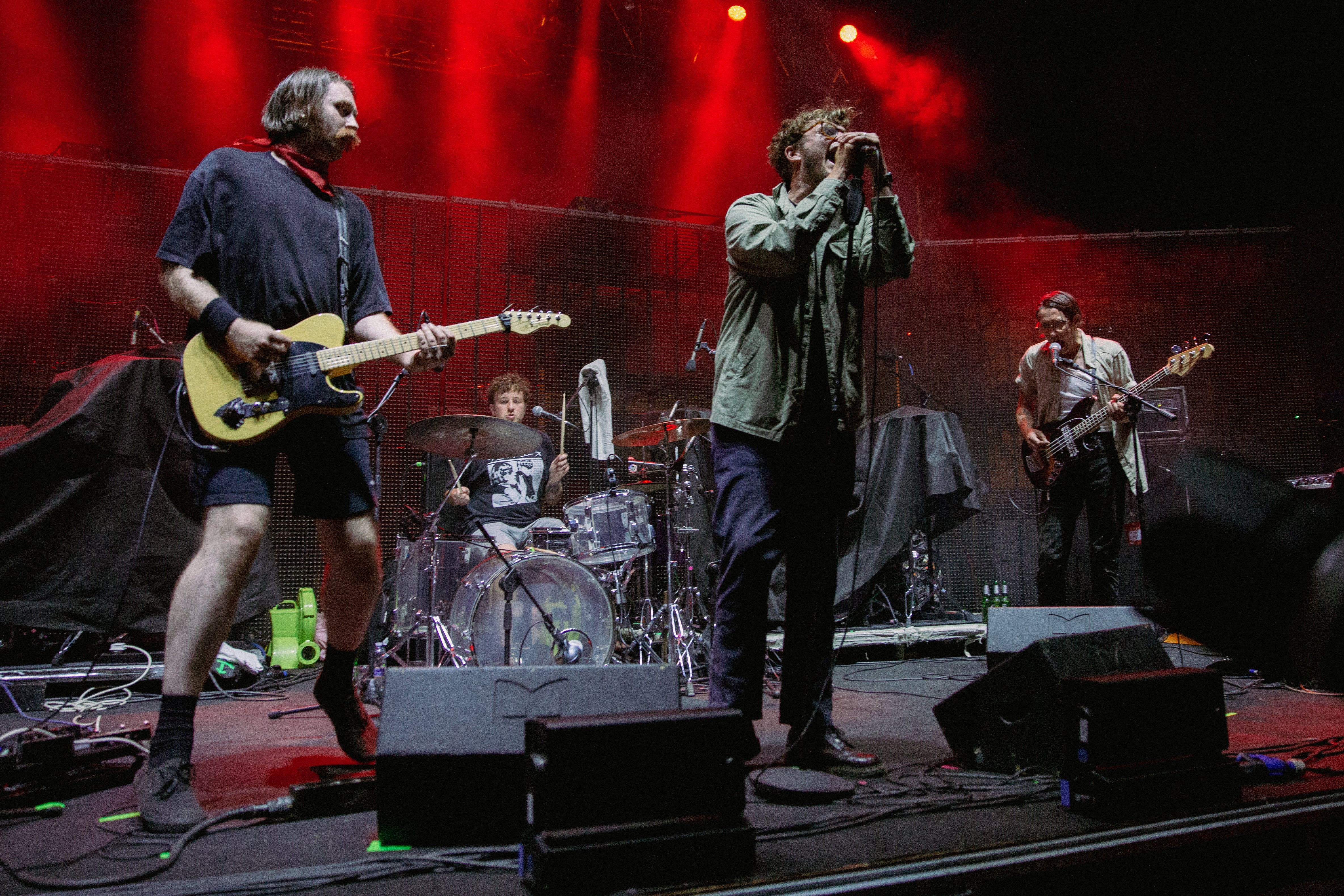 Yard Act performing at Ypsigrock Festival, Sicily