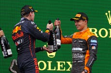 Lando Norris says Max Verstappen is ‘unstoppable’ and could break Lewis Hamilton’s F1 records