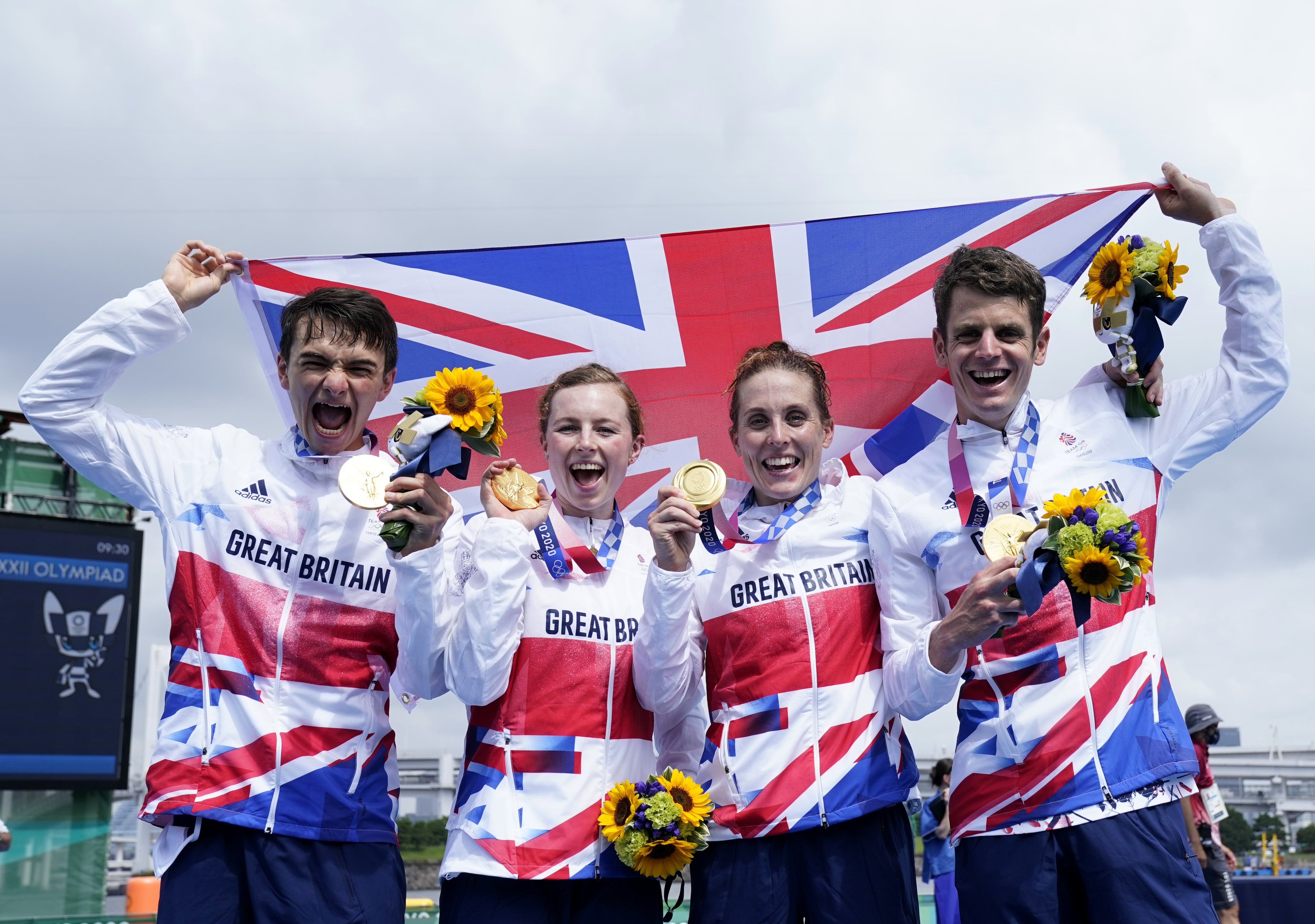 Brownlee won relay gold with Alex Yee, Georgia Taylor-Brown and Jessica Learmonth last year. (Danny Lawson/PA)