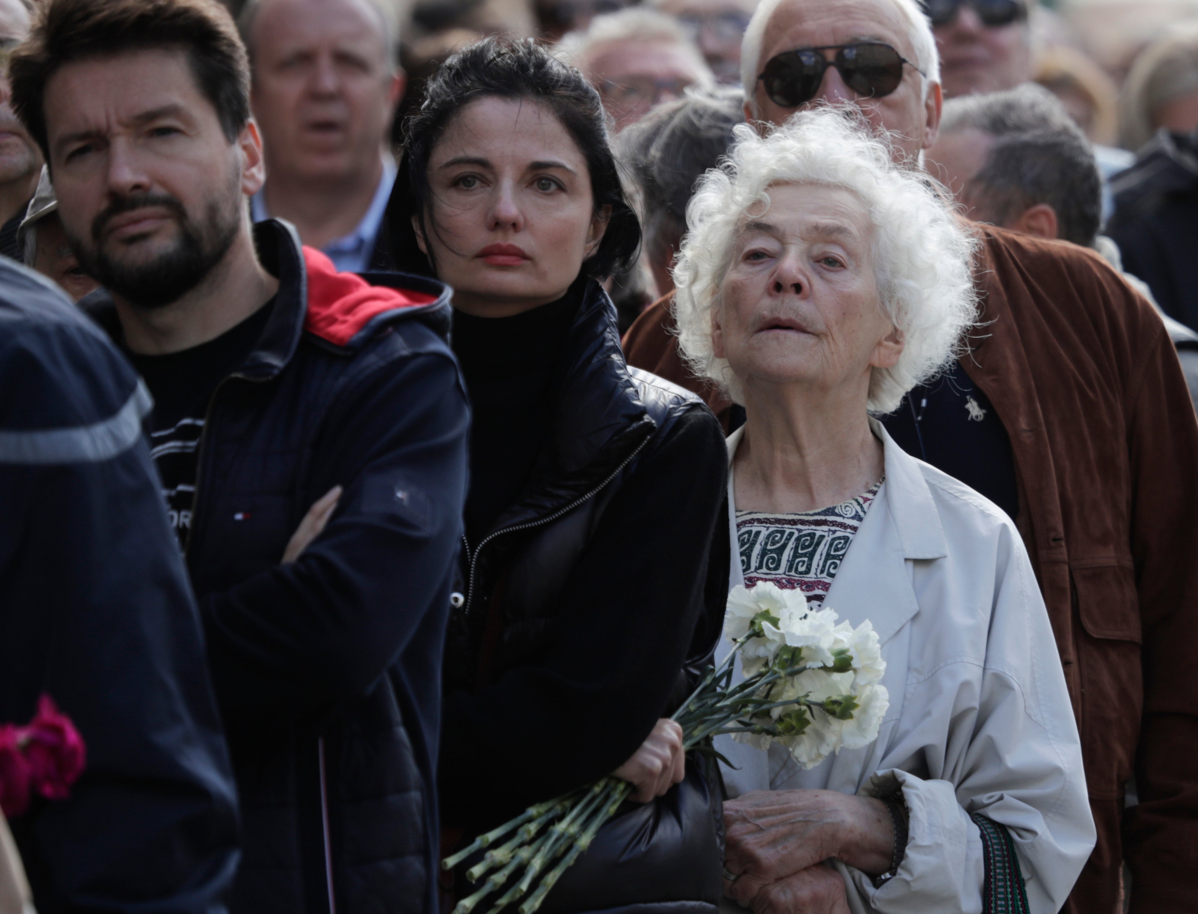 Russians lined the streets to say their farewell at the ceremony