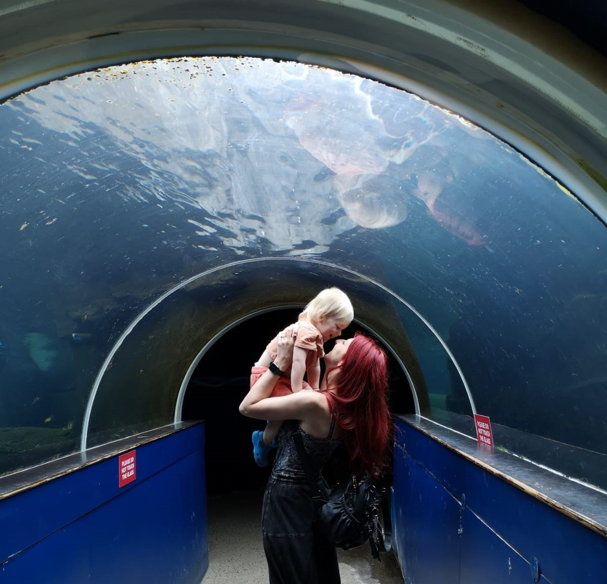 The pair took their toddler to the zoo for one last trip in August (Sarah Farrell/PA)