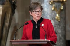 Kansas governor lauds abortion vote but focuses on economy