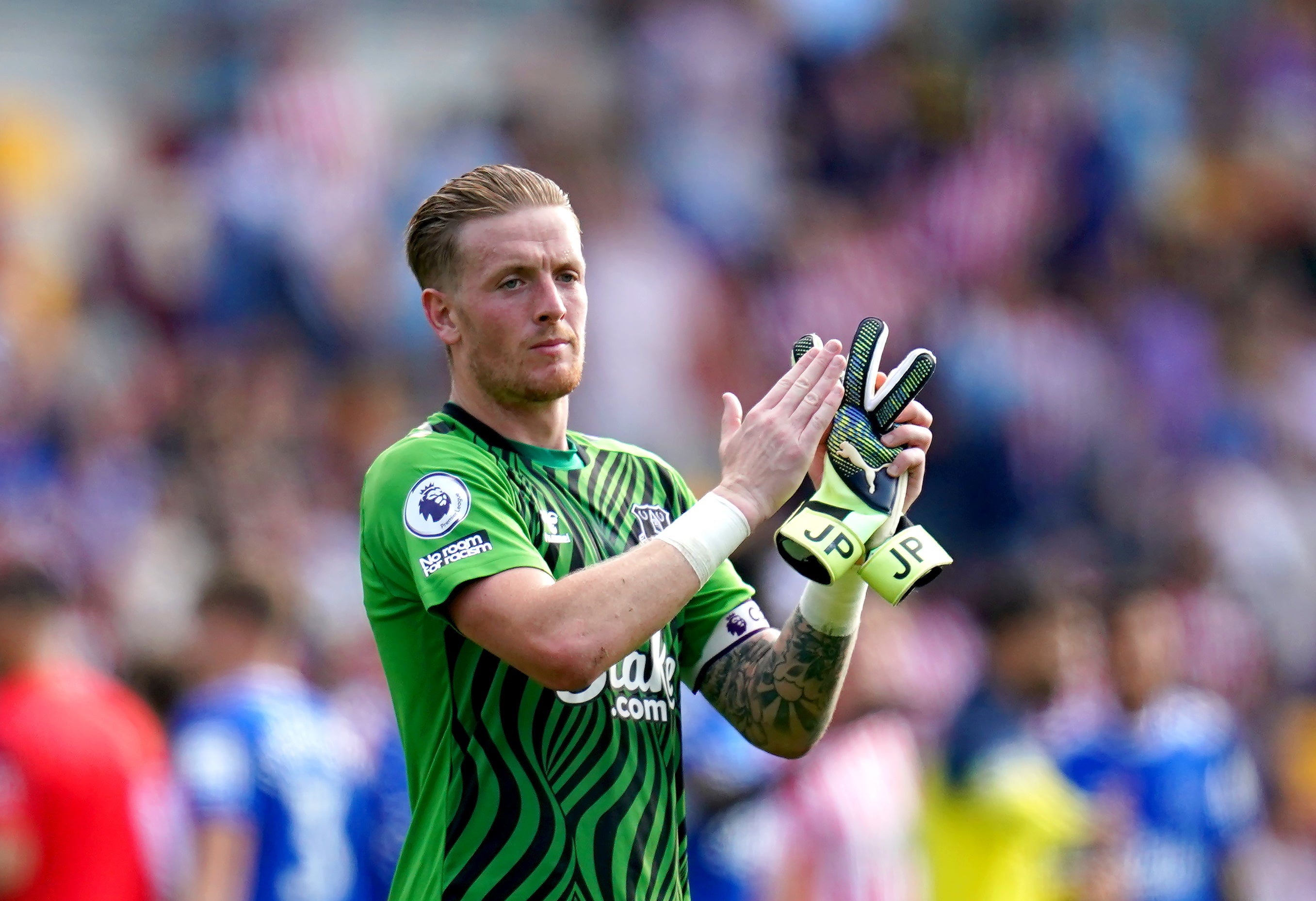 Everton goalkeeper Jordan Pickford (John Walton/PA)