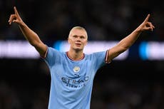 Erling Haaland wins Premier League Player of the Month after blazing start to life at Man City