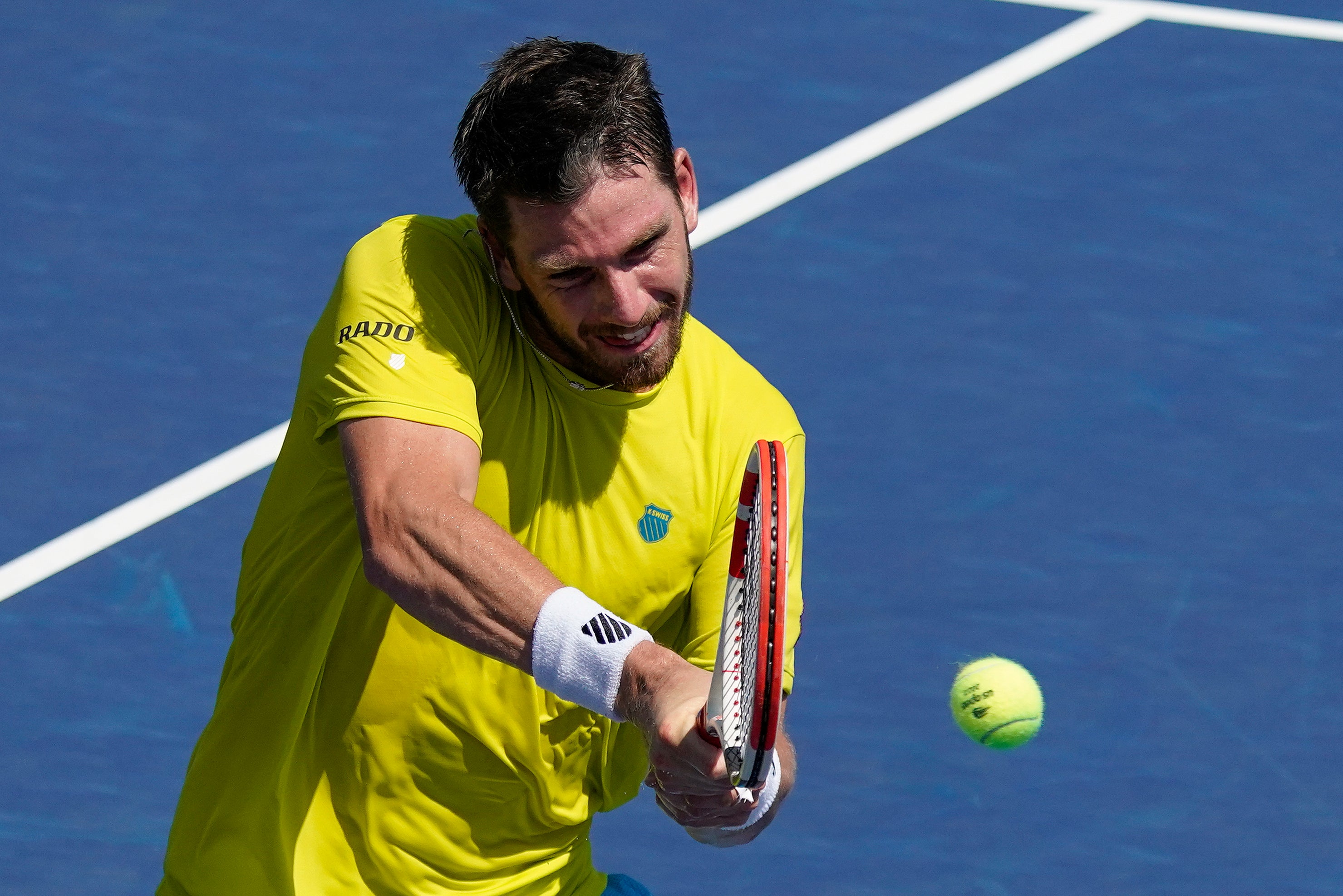 Cameron Norrie saw off Holger Rune in the third round (Julia Nikhinson/AP)