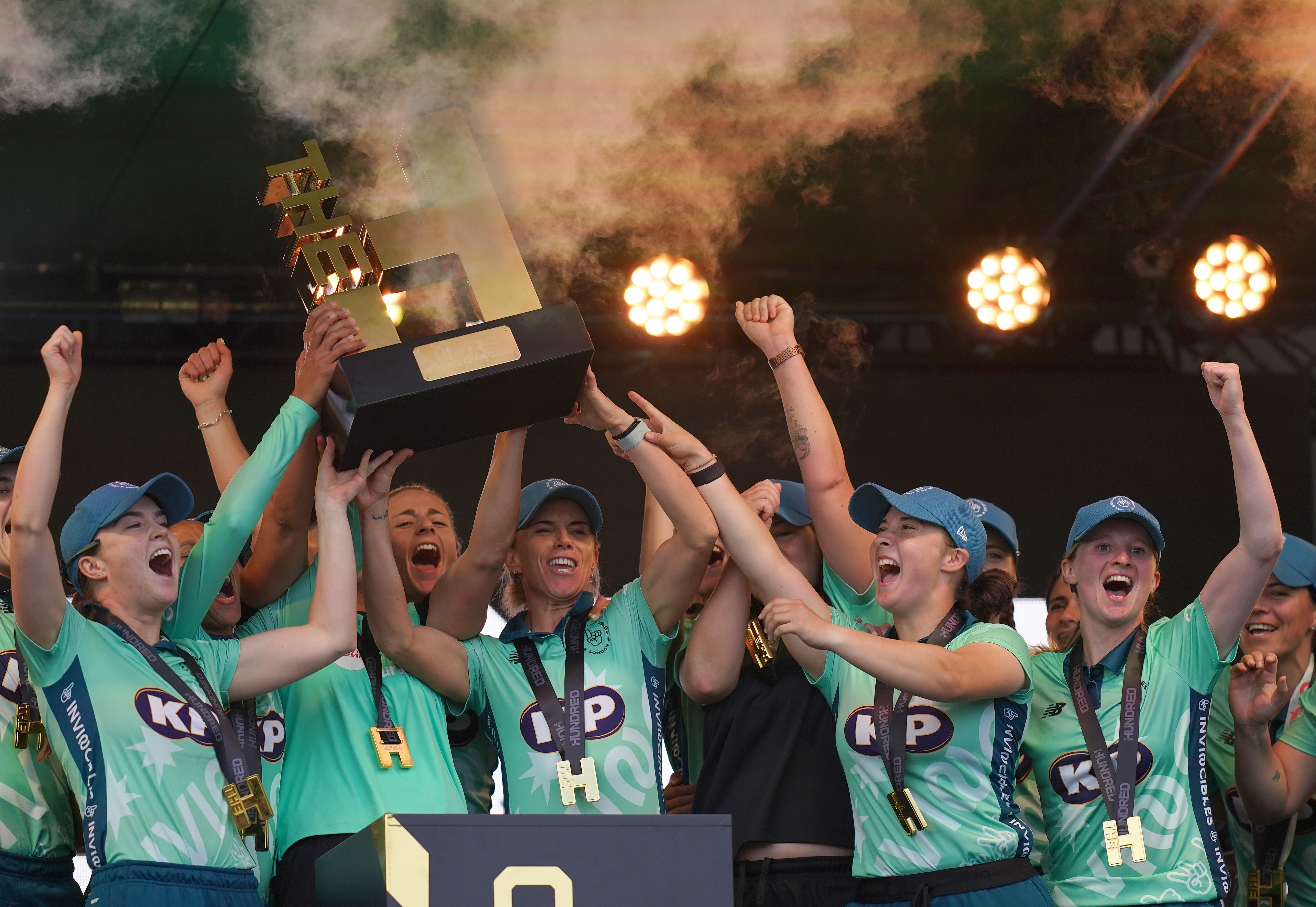 Oval Invincibles defended their title (Adam Davy/PA)