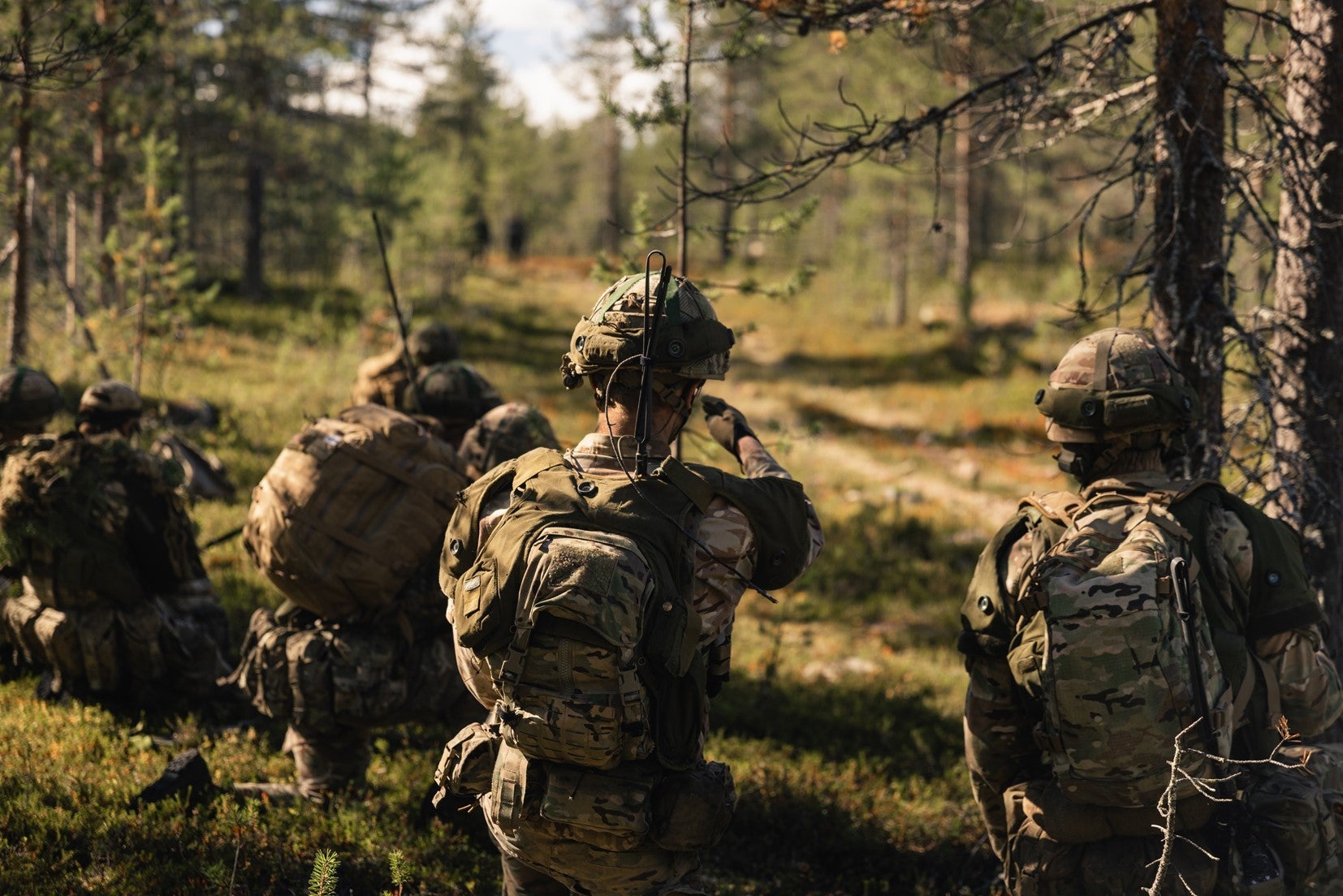 British troops taking taken part in Exercise Vigilant Knife (MoD/PA)