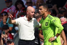 Erik ten Hag vows to be Cristiano Ronaldo’s ‘friend and teacher’ at Man United 