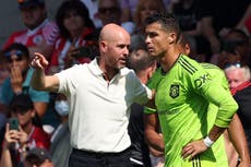 Erik ten Hag vows to be Cristiano Ronaldo’s ‘friend and teacher’ at Man United