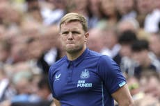 Eddie Howe determined to keep Newcastle players free of pressure