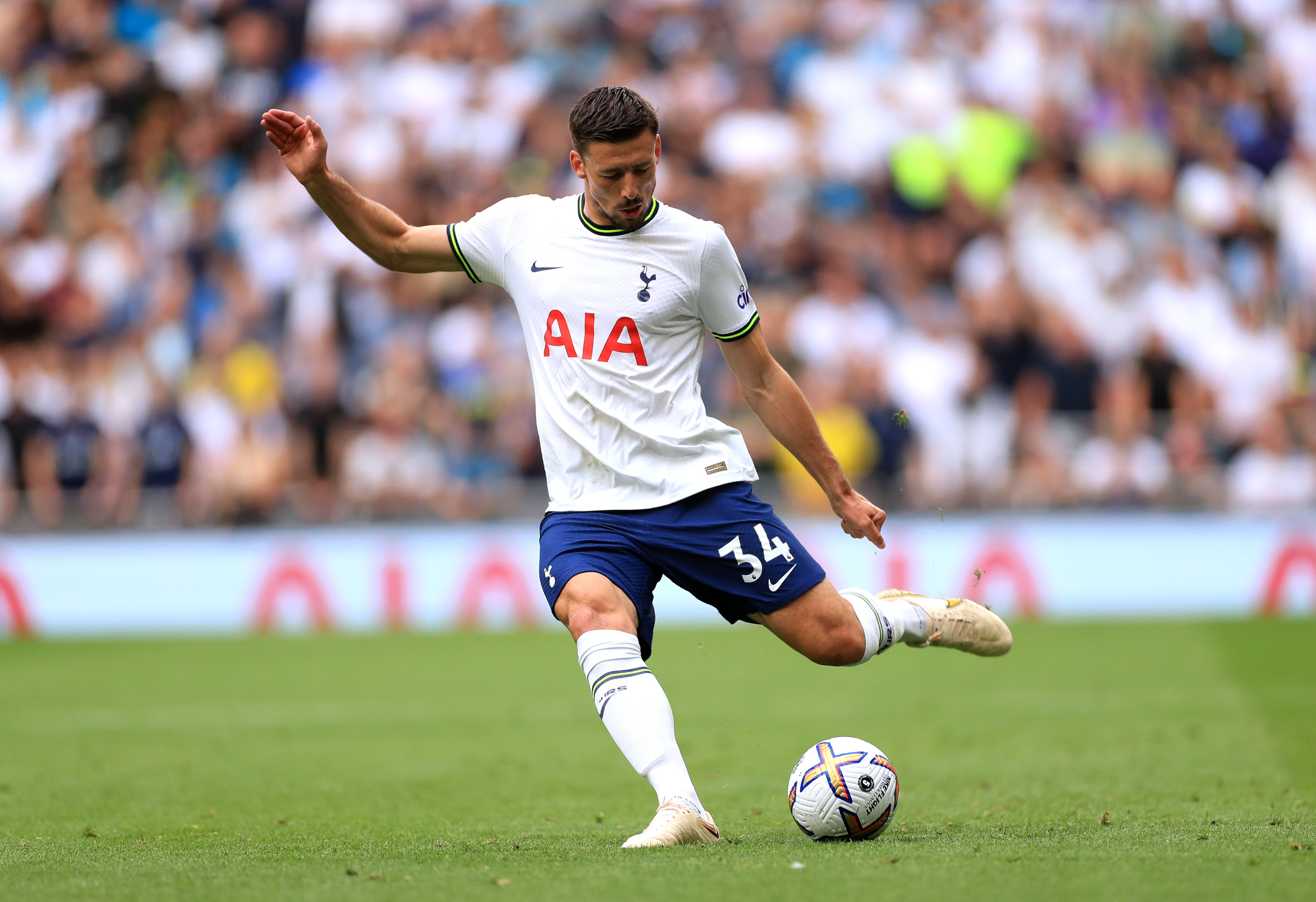 Clement Lenglet caught the eye on his full debut for Tottenham (Bradley Collyer/PA)