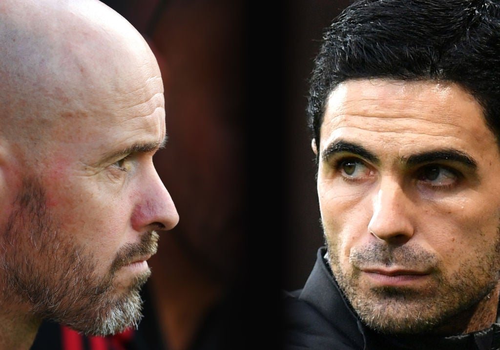 Ten Hag and Arteta face off this afternoon in a huge Premier League encounter