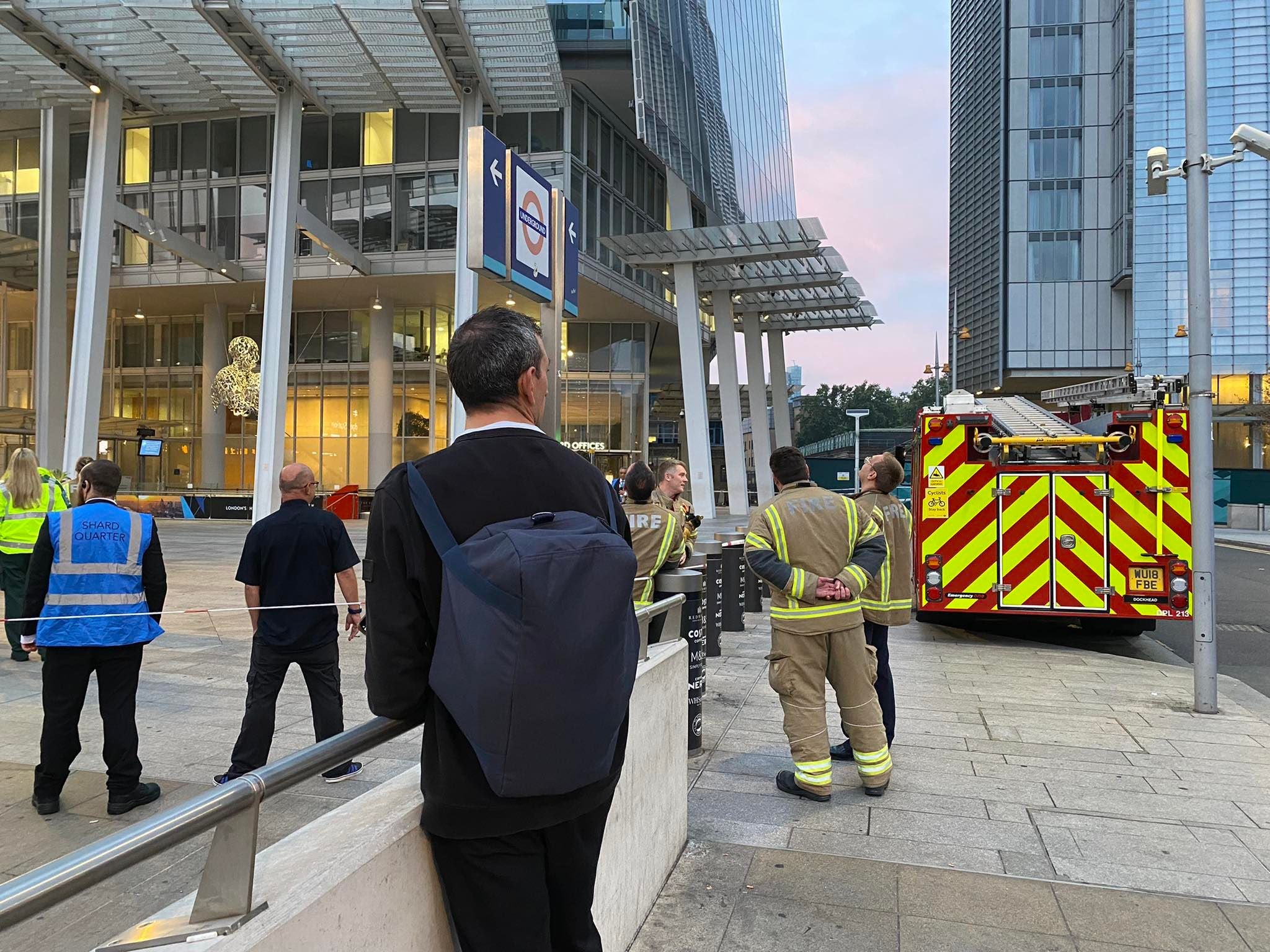 The Met Police later confirmed a 21-year-old man was arrested on suspicion of trespass and two others on suspicion of causing public nuisance after the incident (Paul Curphey/PA)