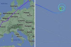 Four feared dead after private jet ‘carrying family of three’ crashes into Baltic Sea